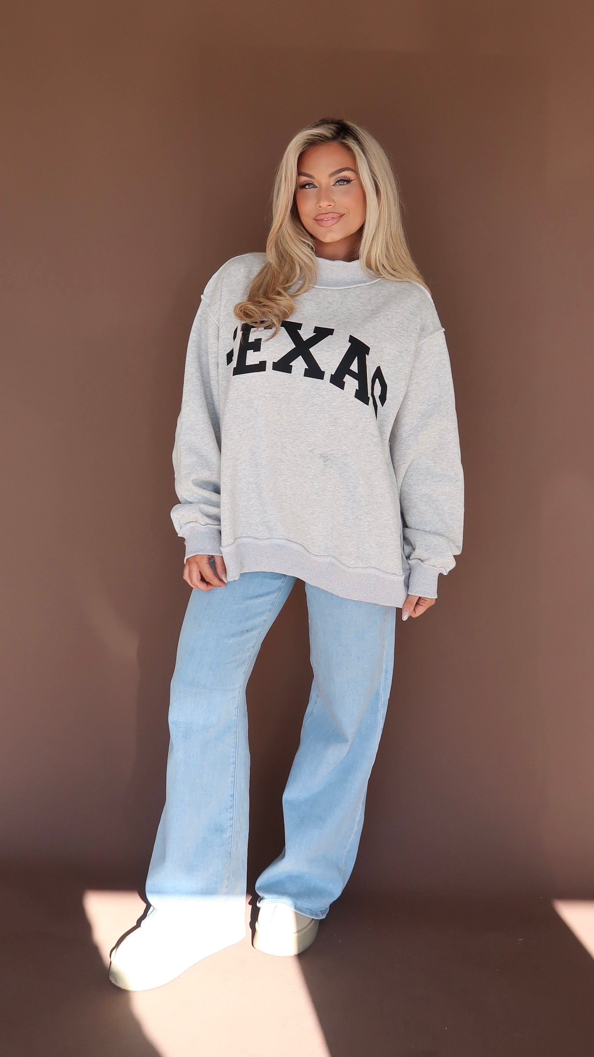 TEXAS REVERSIBLE CREWNECK