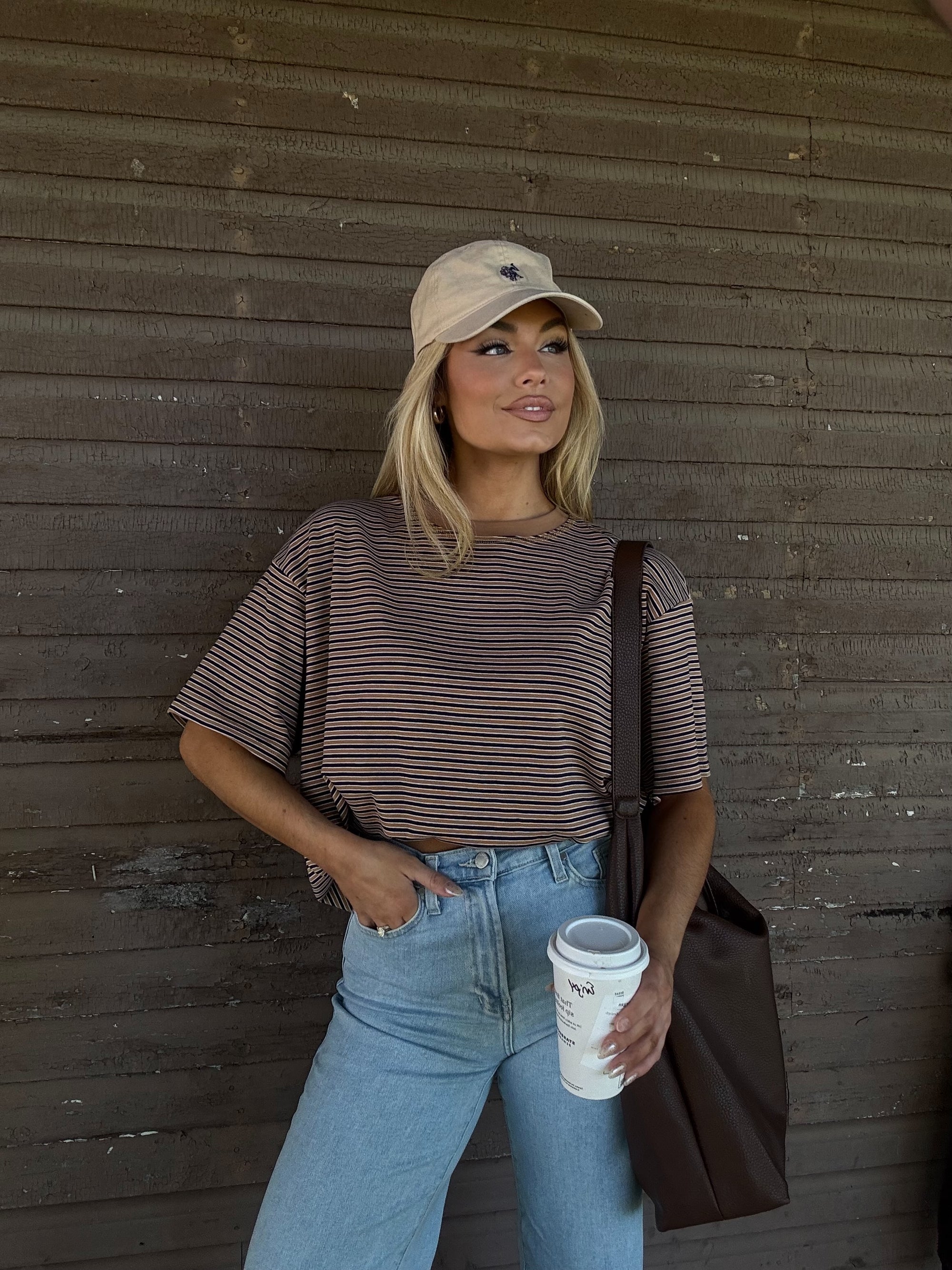 EVERYDAY STRIPED RELAXED TEE