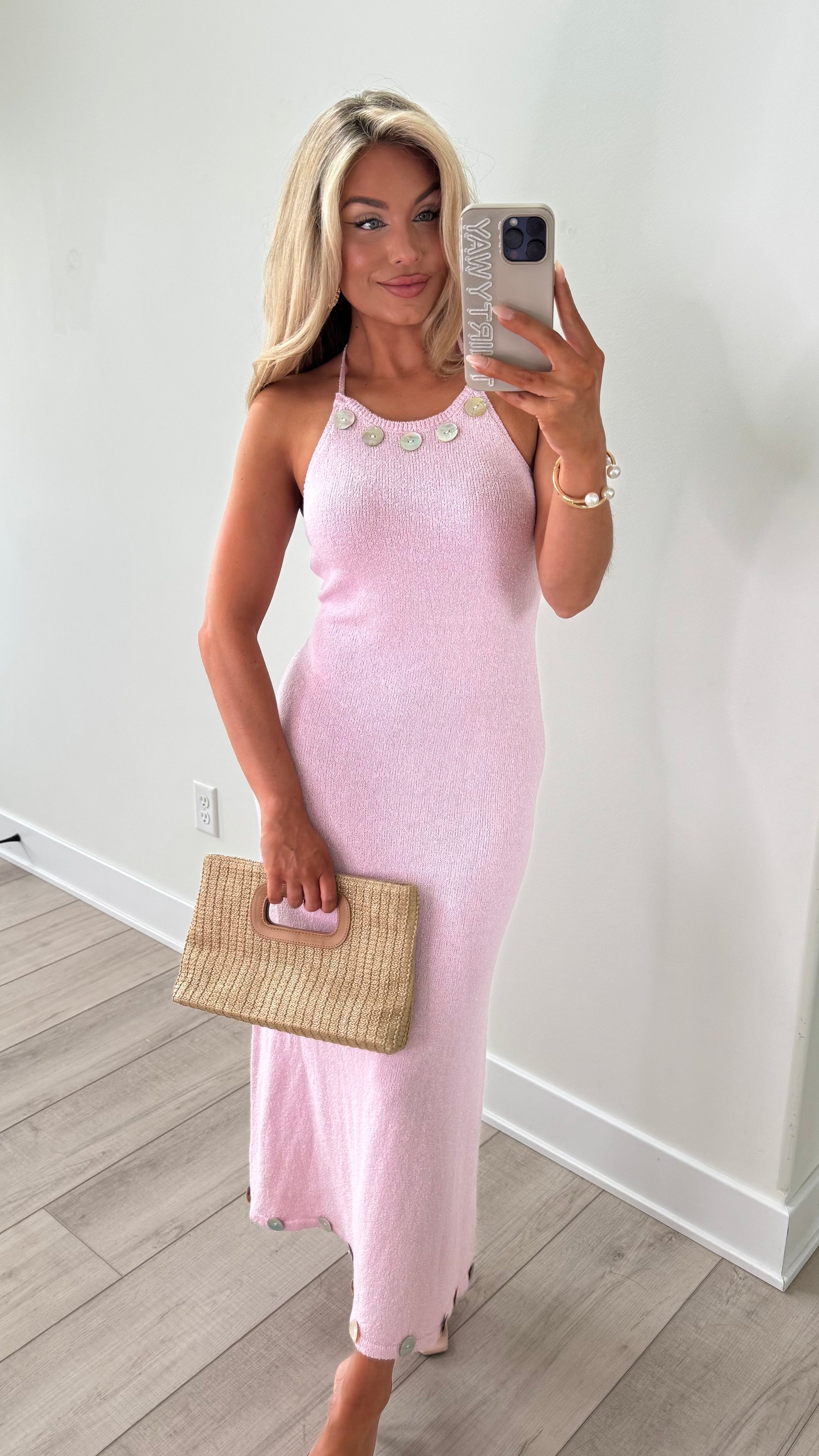 GLENDA SHELL KNIT MAXI DRESS