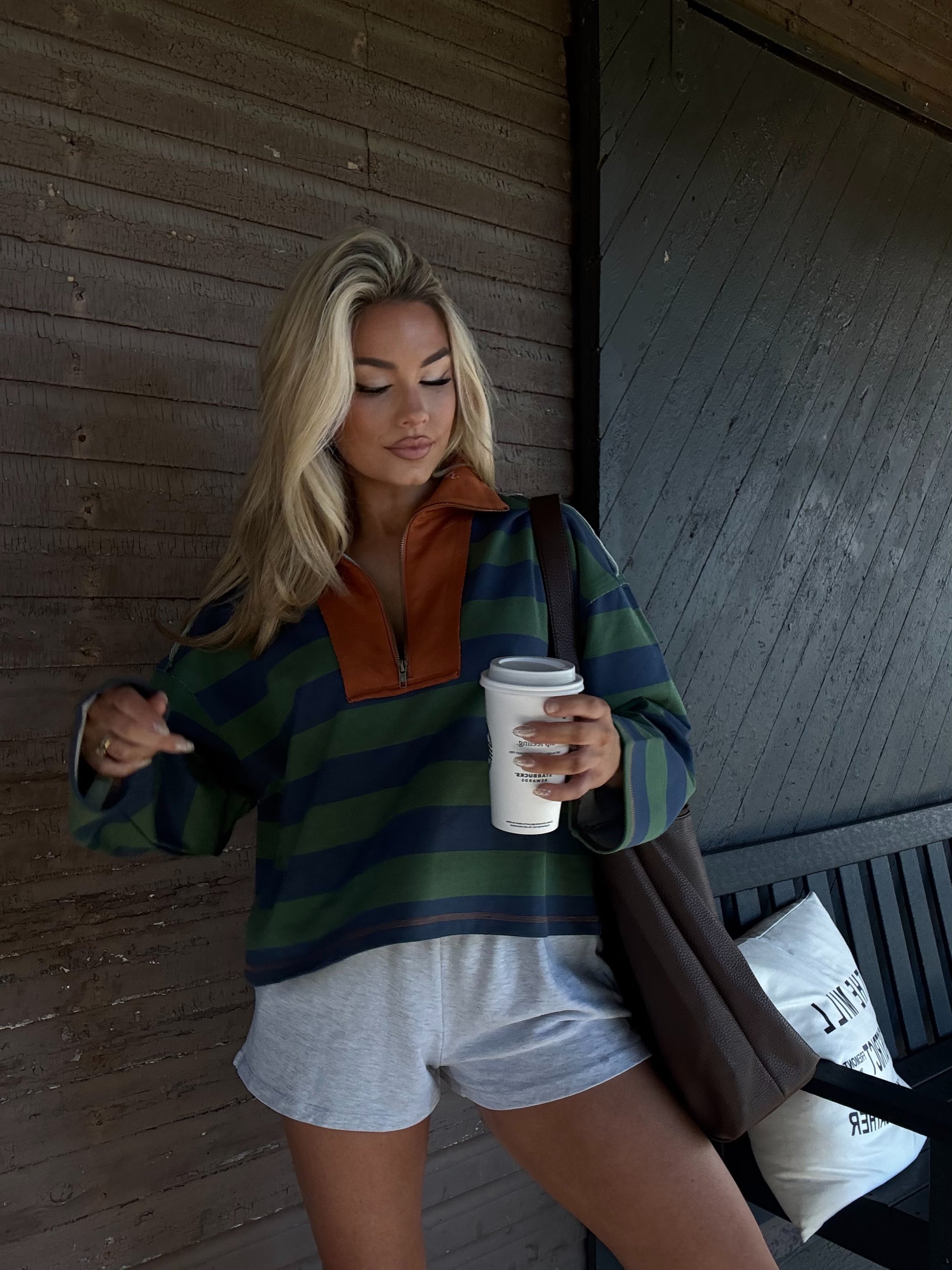 CAMPFIRE STRIPED PULLOVER