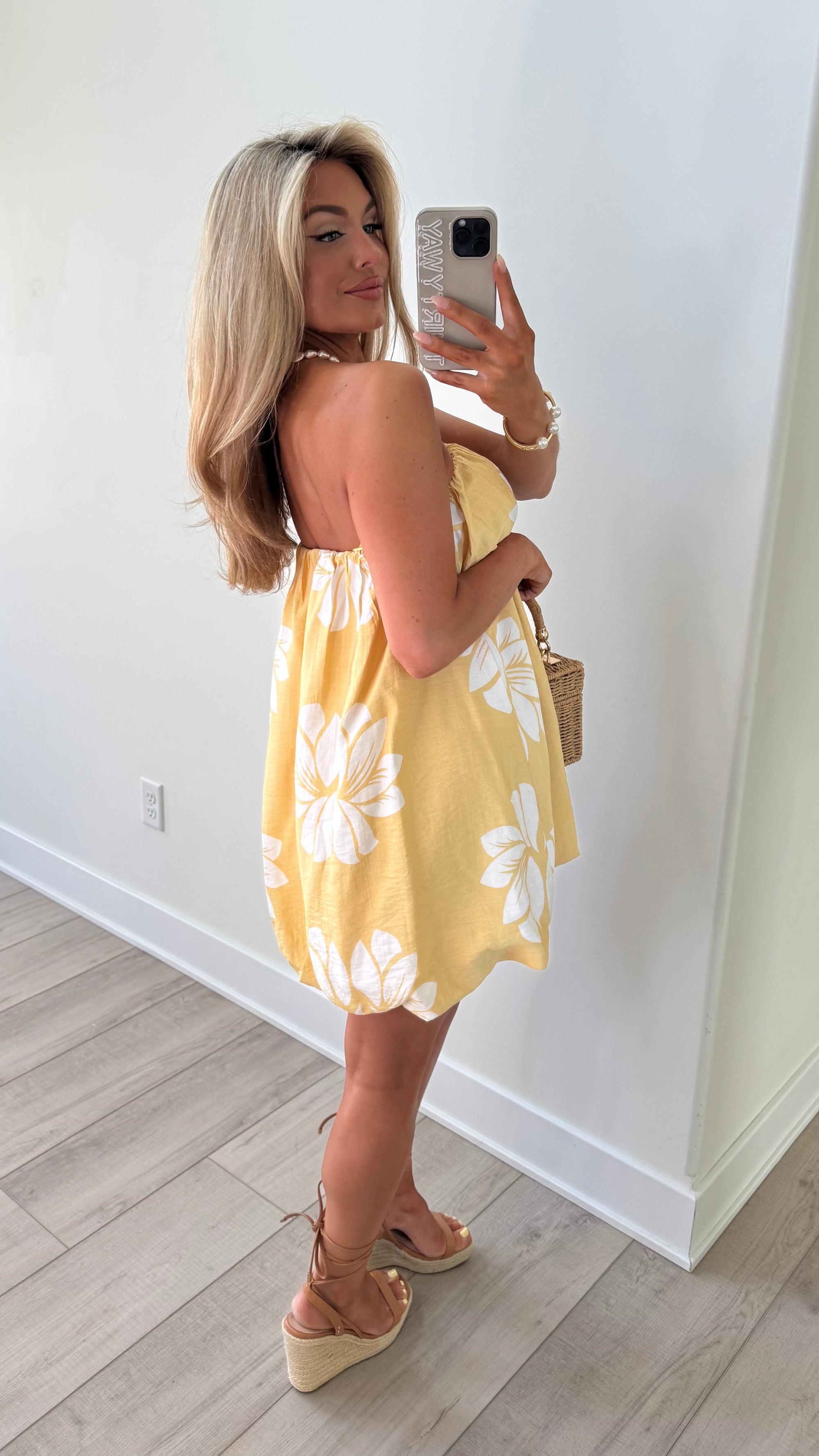 OAHU FLORAL BUBBLE DRESS