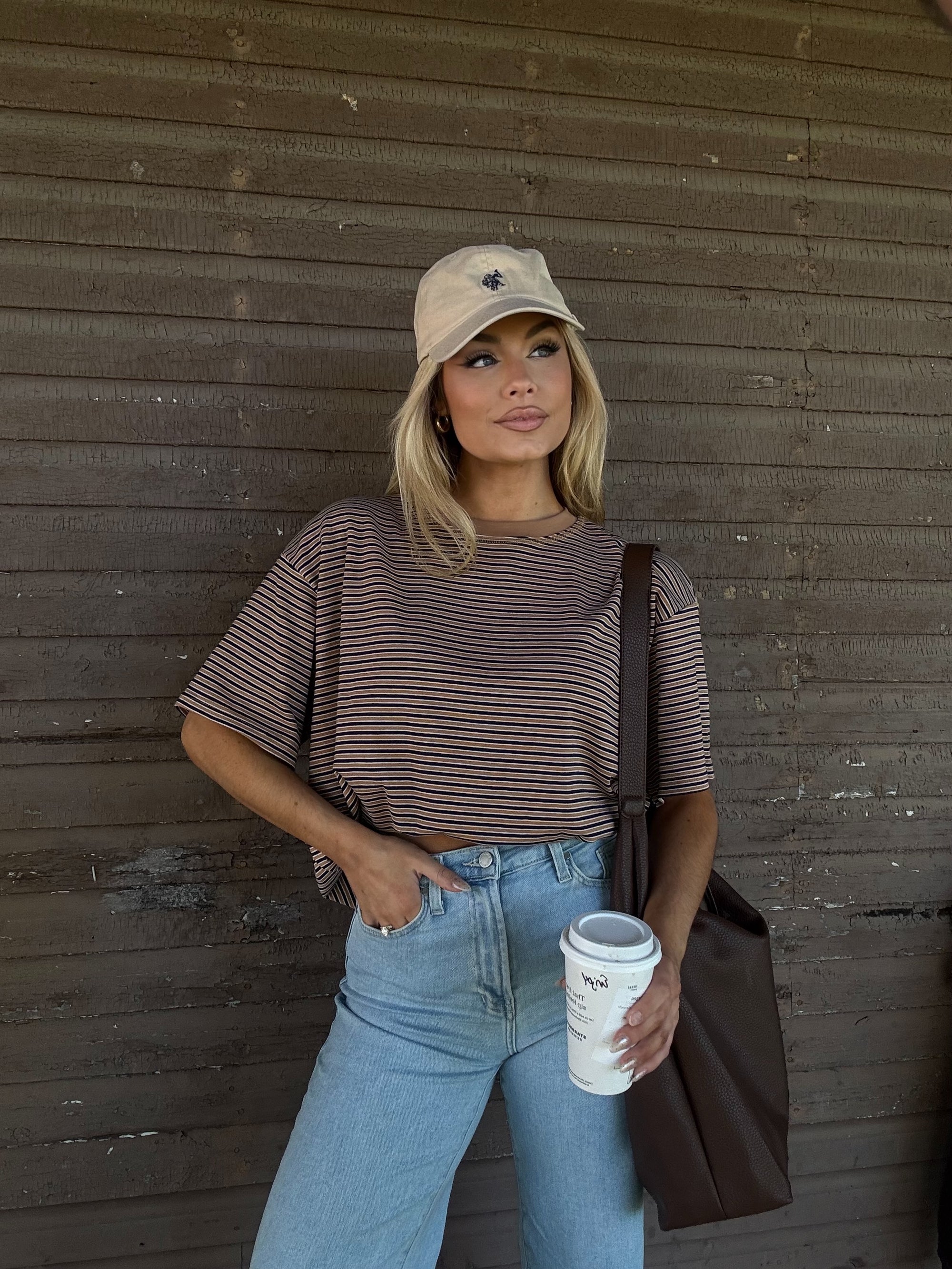 EVERYDAY STRIPED RELAXED TEE