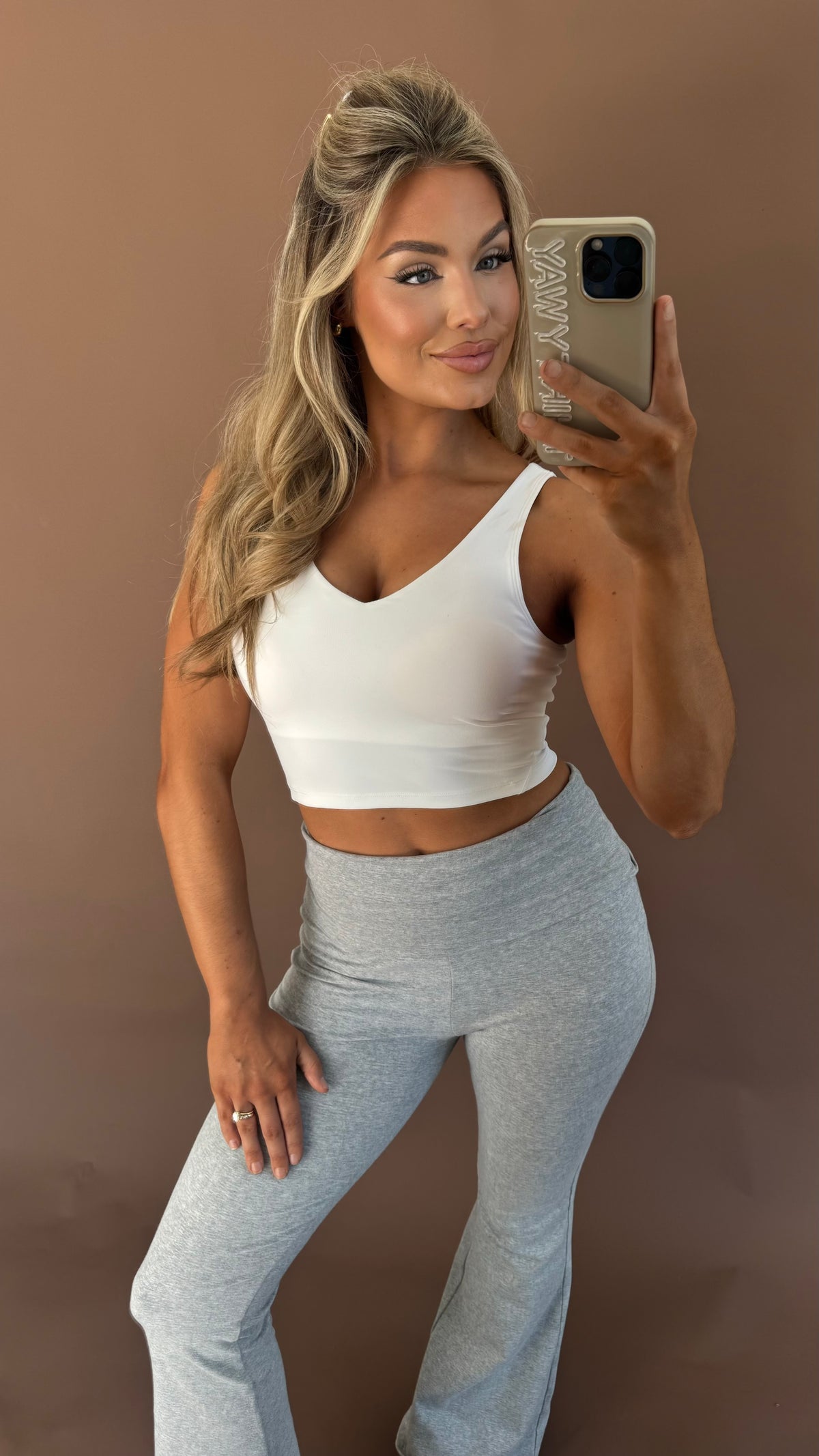 ALIGNED TANK TOP WHITE