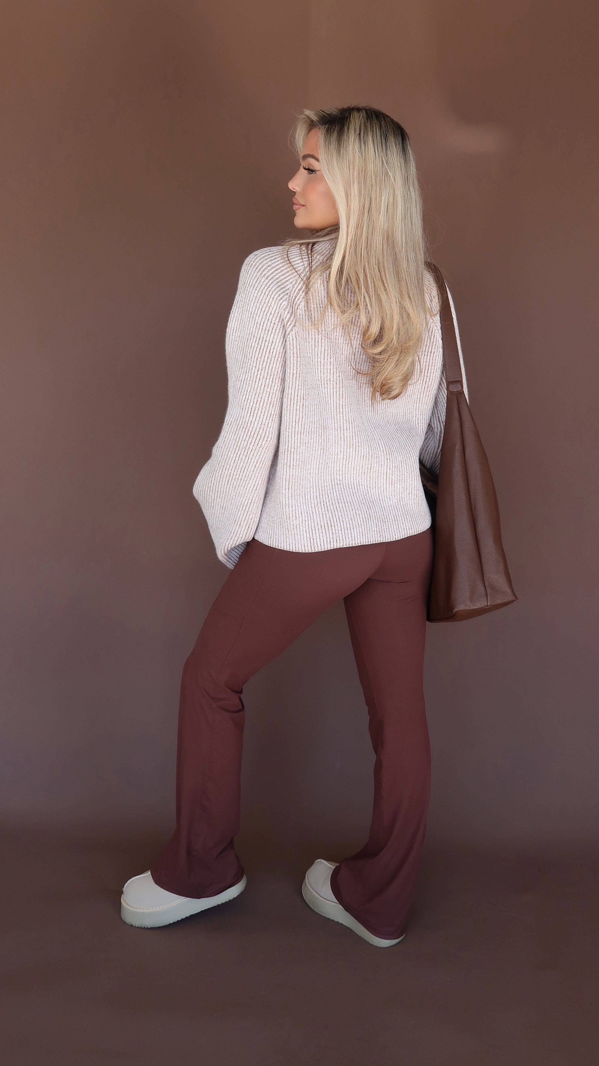 CIDER ZIP UP SWEATER TOP