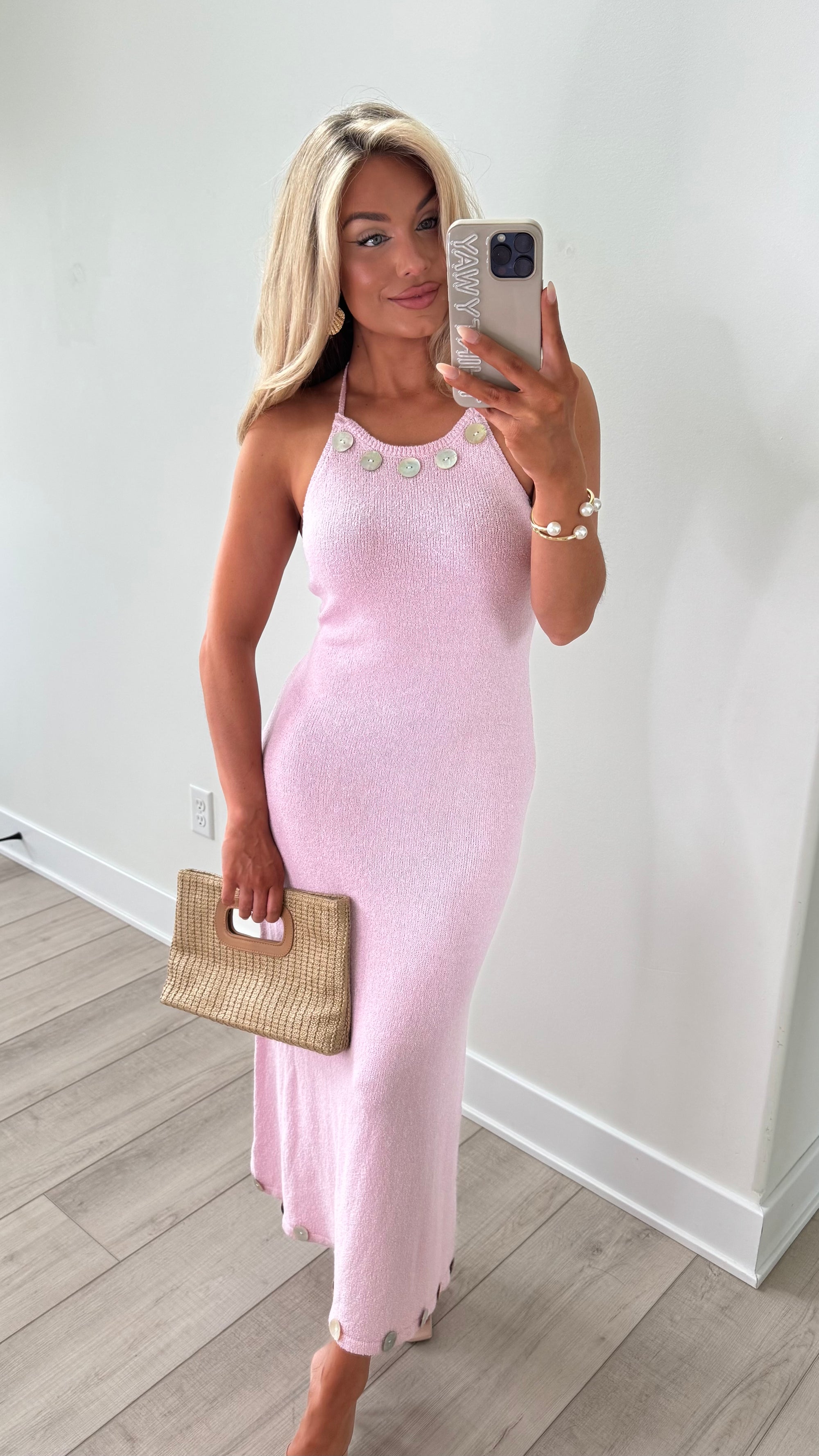 GLENDA SHELL KNIT MAXI DRESS