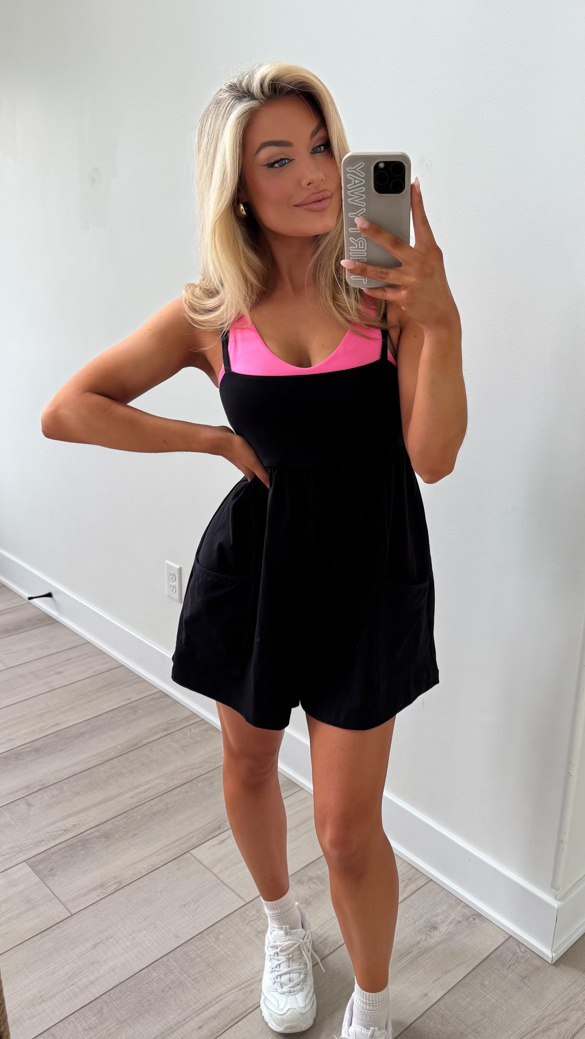 FREE MOVEMENT ROMPER BLACK
