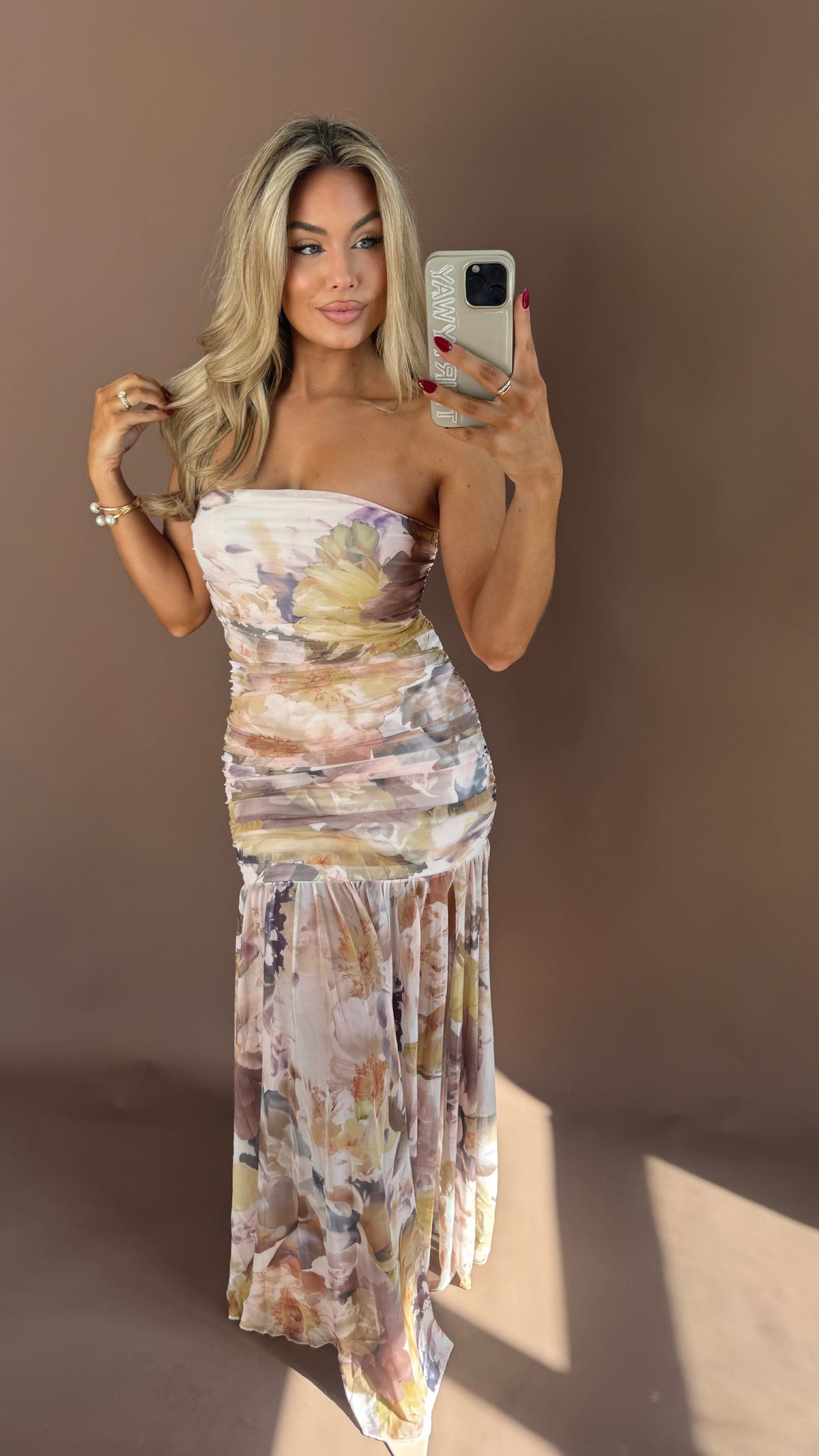 FALL FLORALS MAXI DRESS
