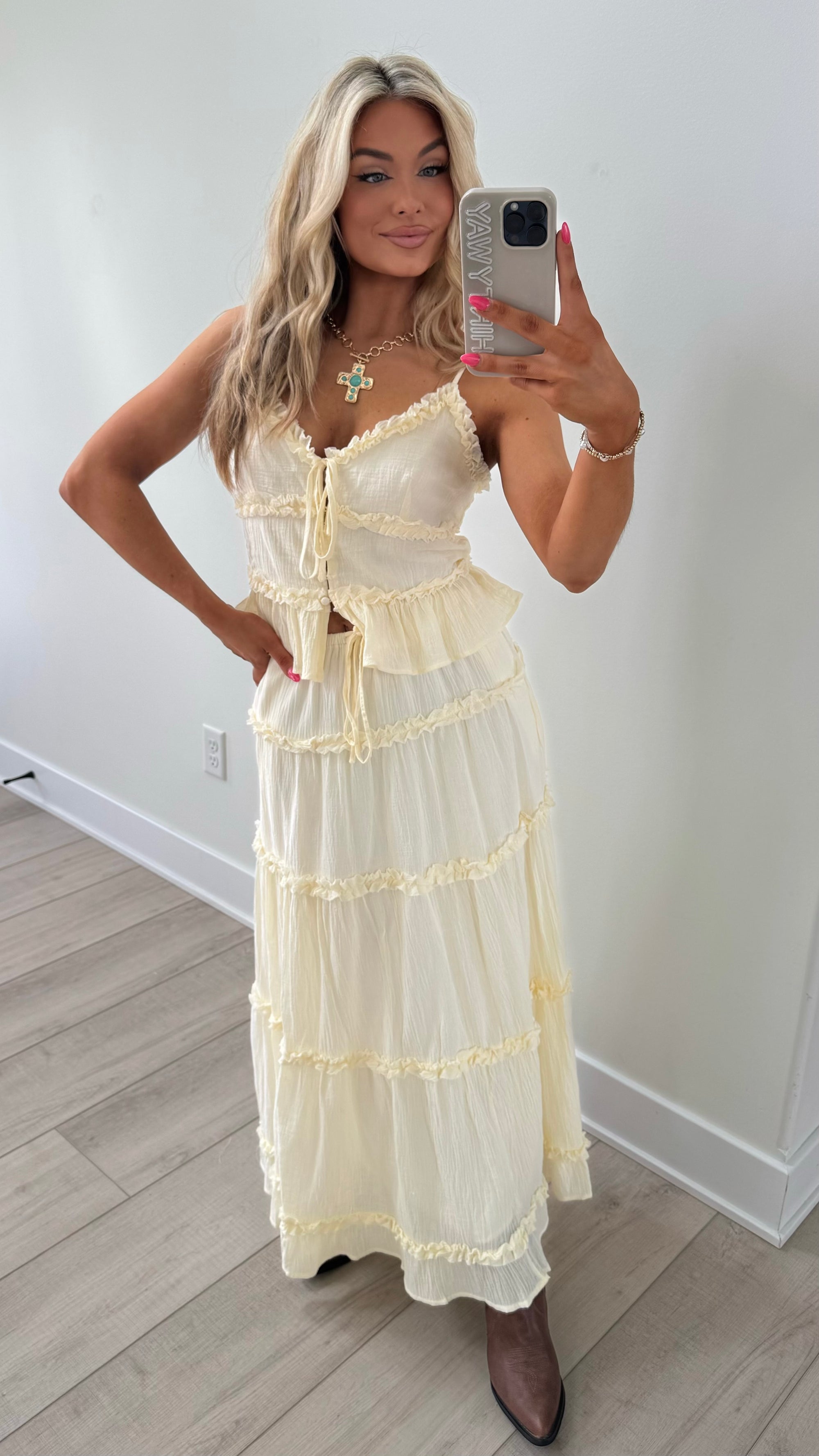 STAGECOACH TEIRED MAXI SKIRT