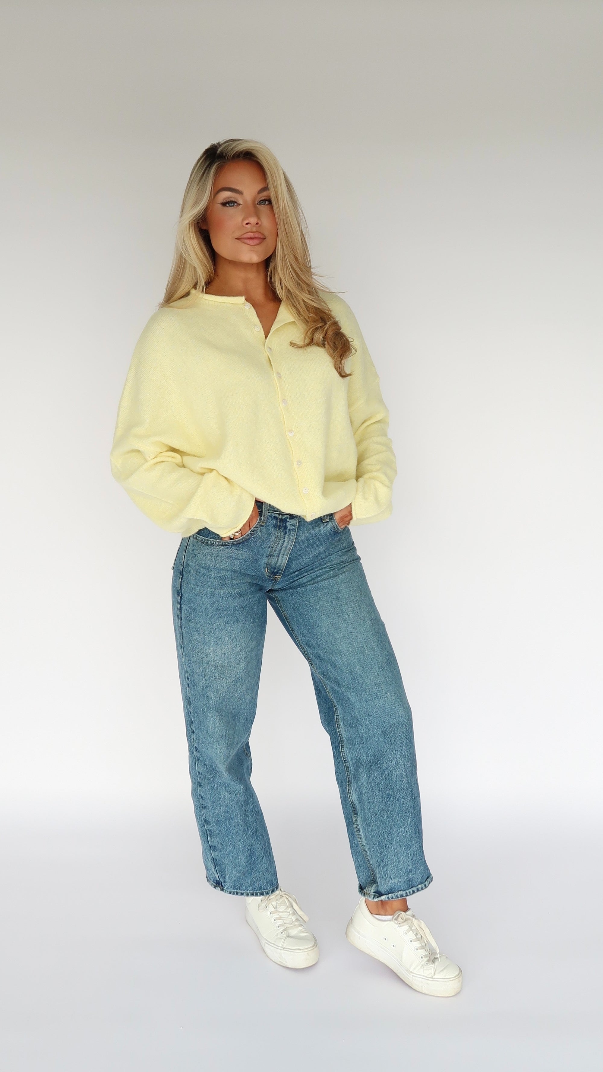 EAST COAST CARDIGAN BUTTER