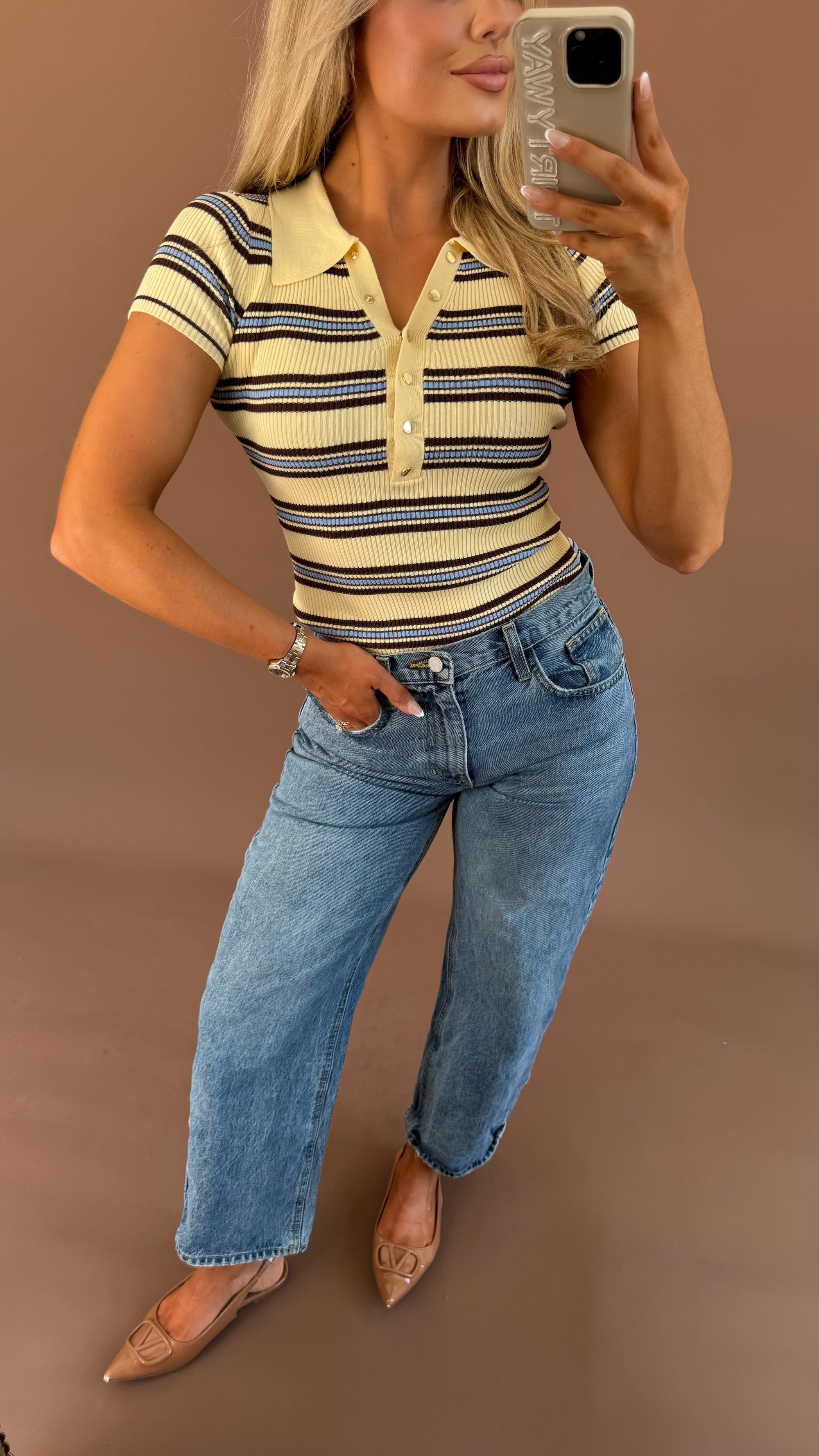 SUTTON TOP YELLOW