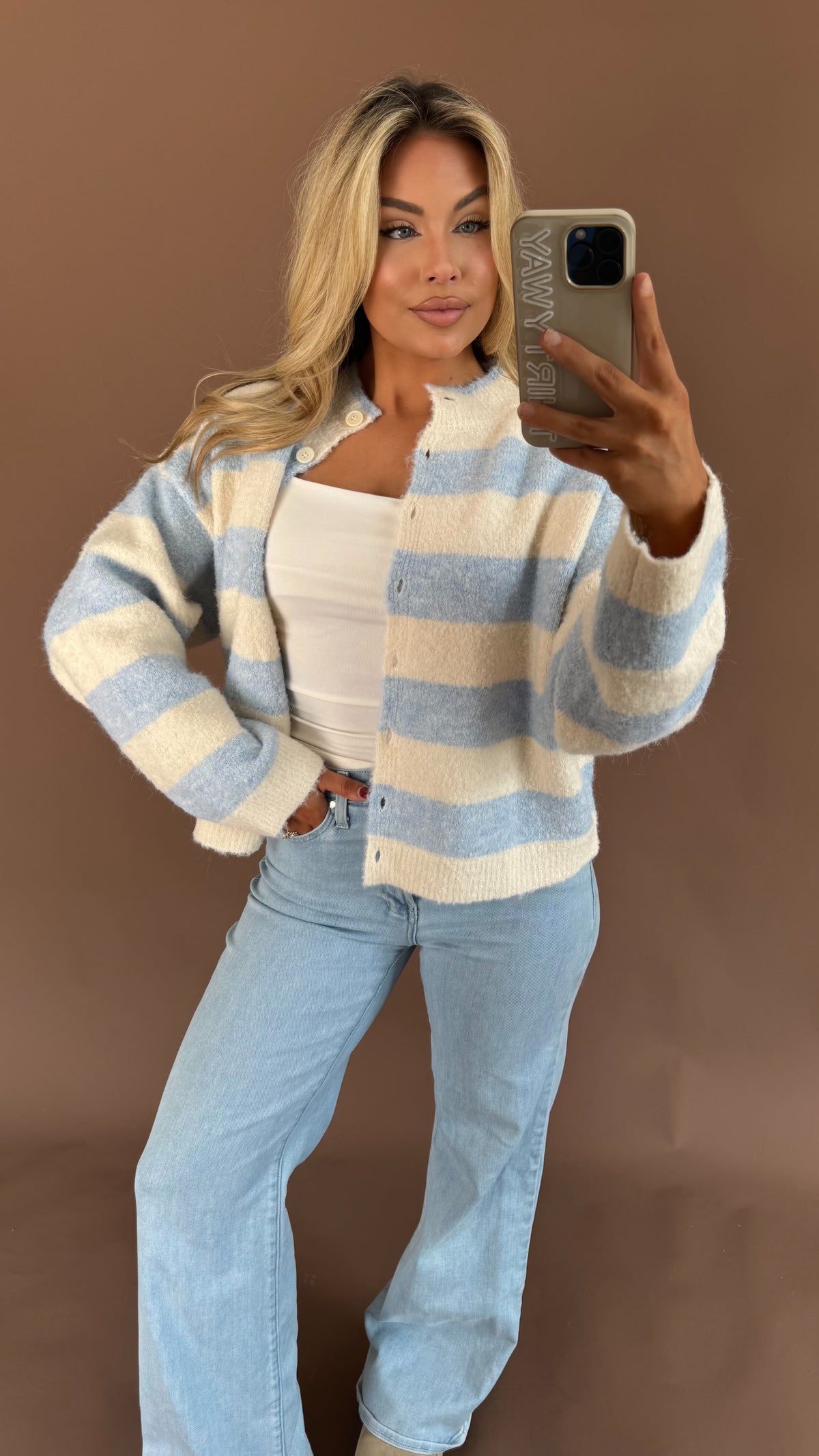 DAIRY STRIPED CARDIGAN