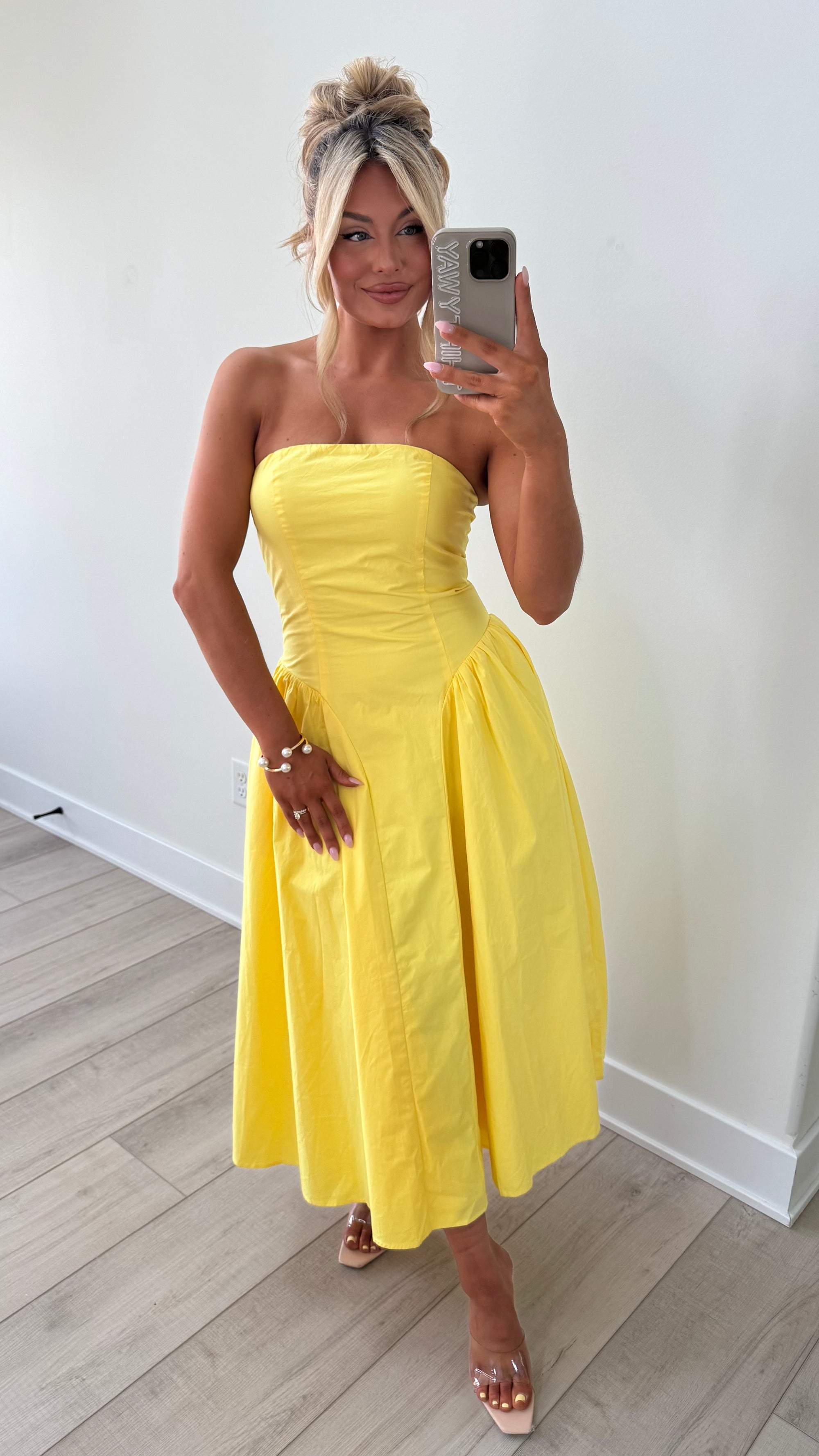 SUNDROP CROSET MAXI DRESS