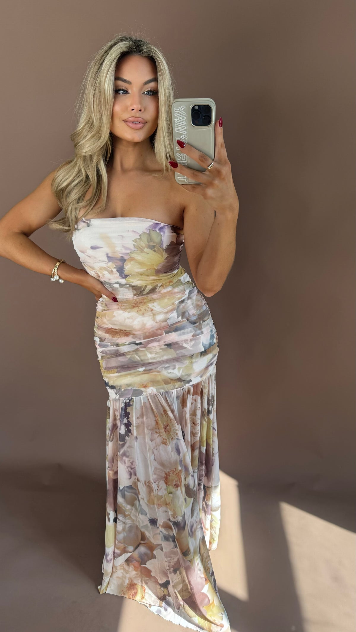 FALL FLORALS MAXI DRESS
