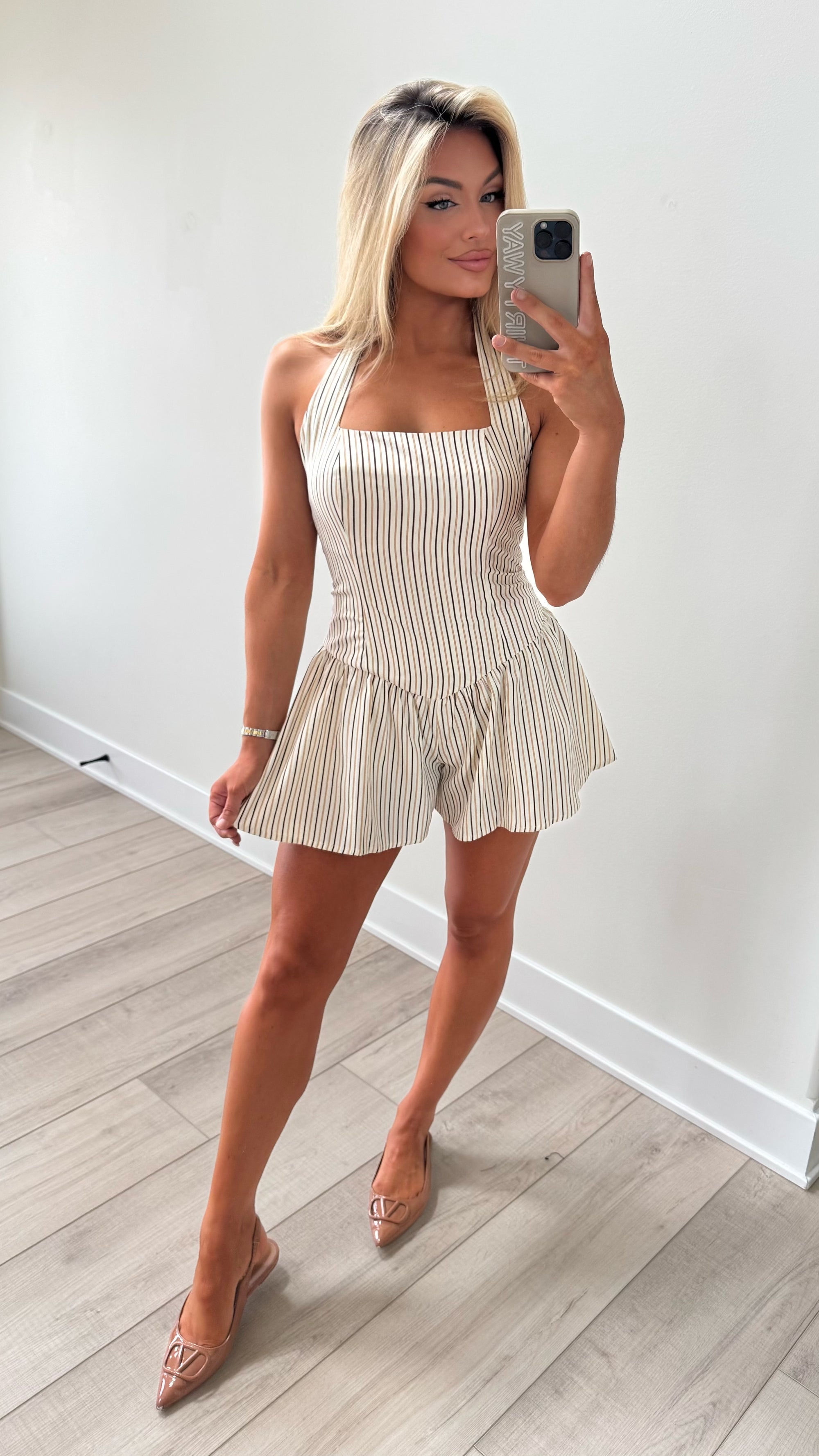 JAZZ STRIPED ROMPER