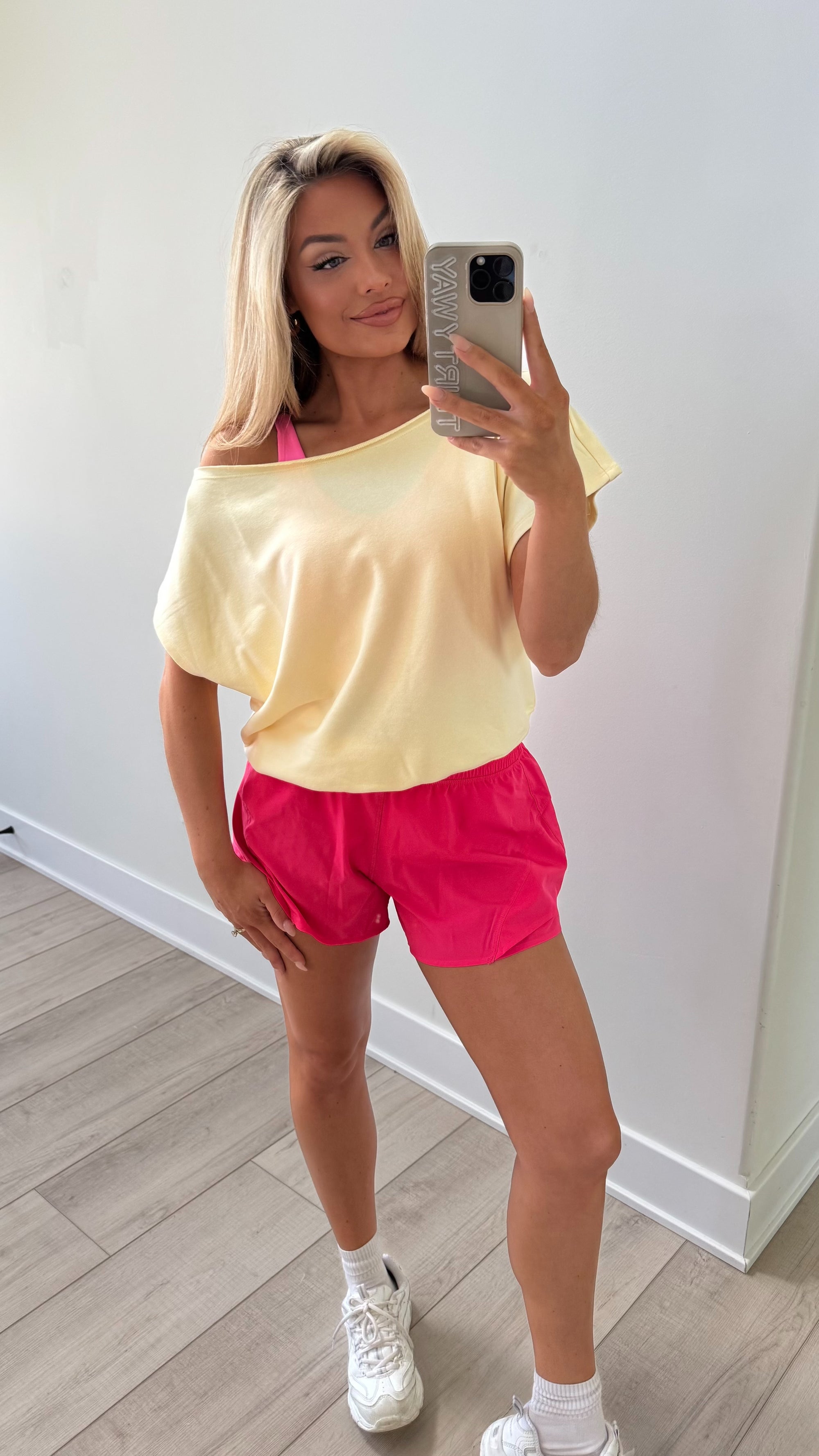 ALL STAR BOAT NECK TOP LEMONILLA