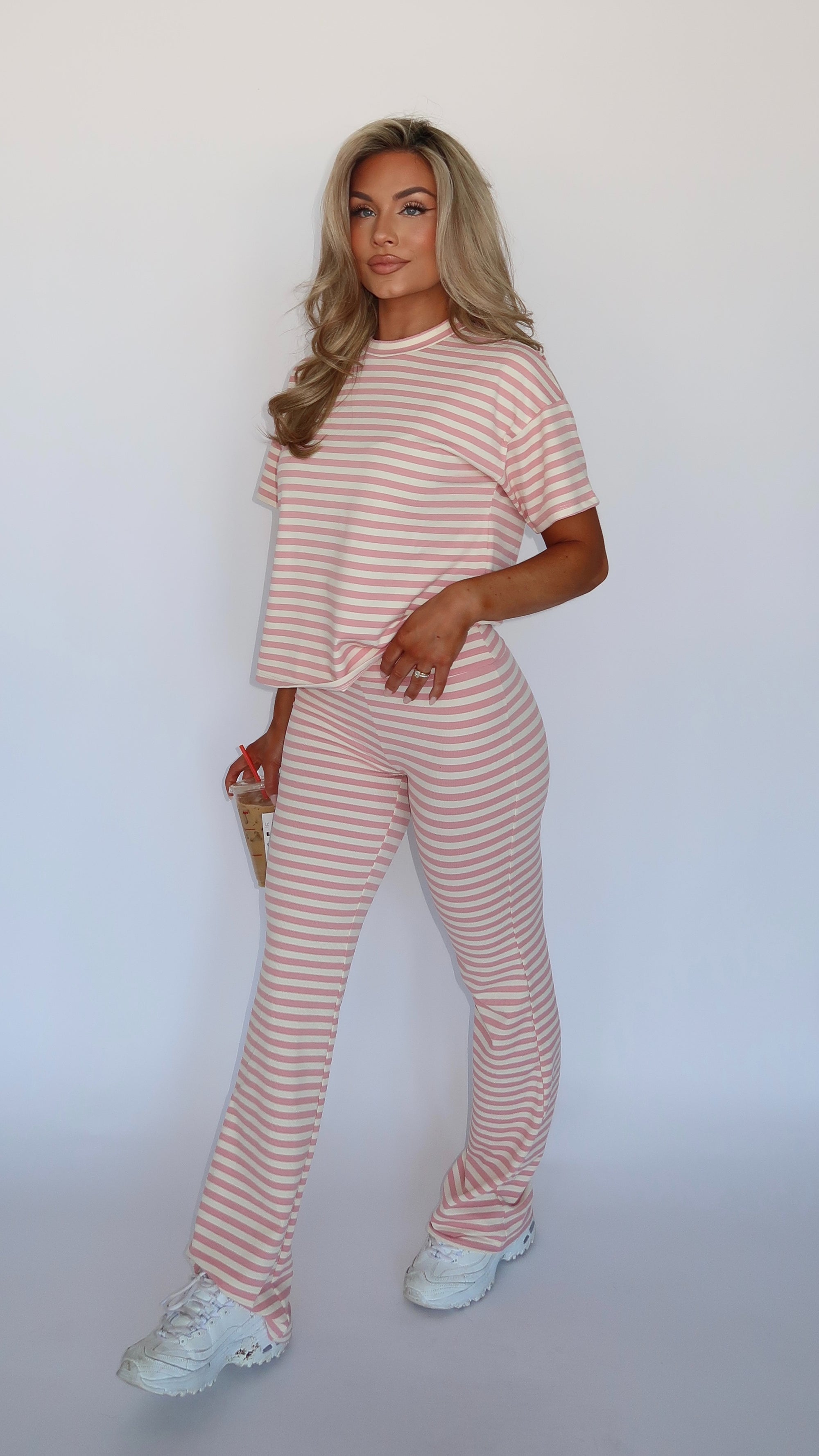 STRAWBERRY STRIPED PINK TOP