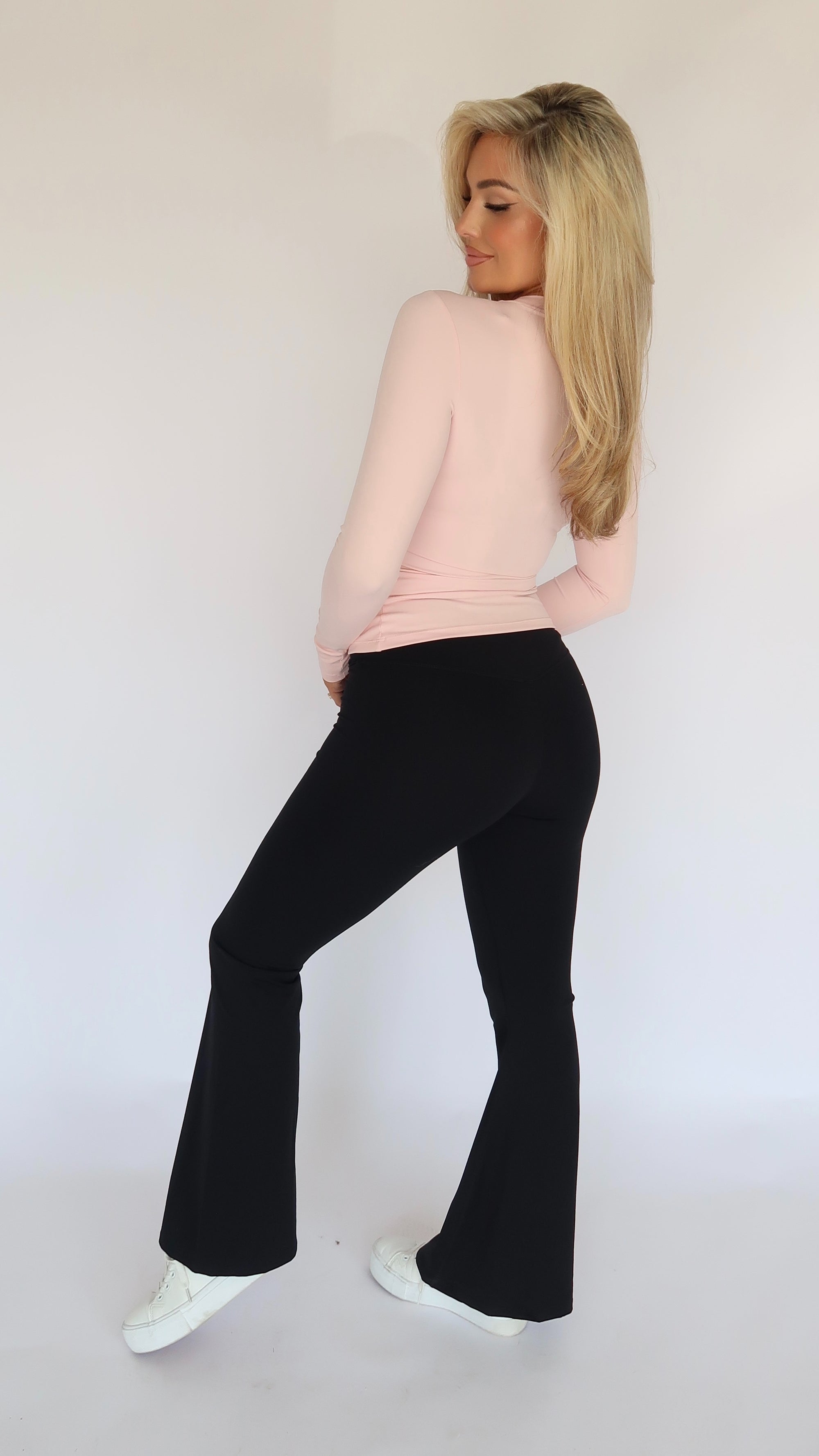 PERFORMANCE FITTED LONG SLEEVE PINK