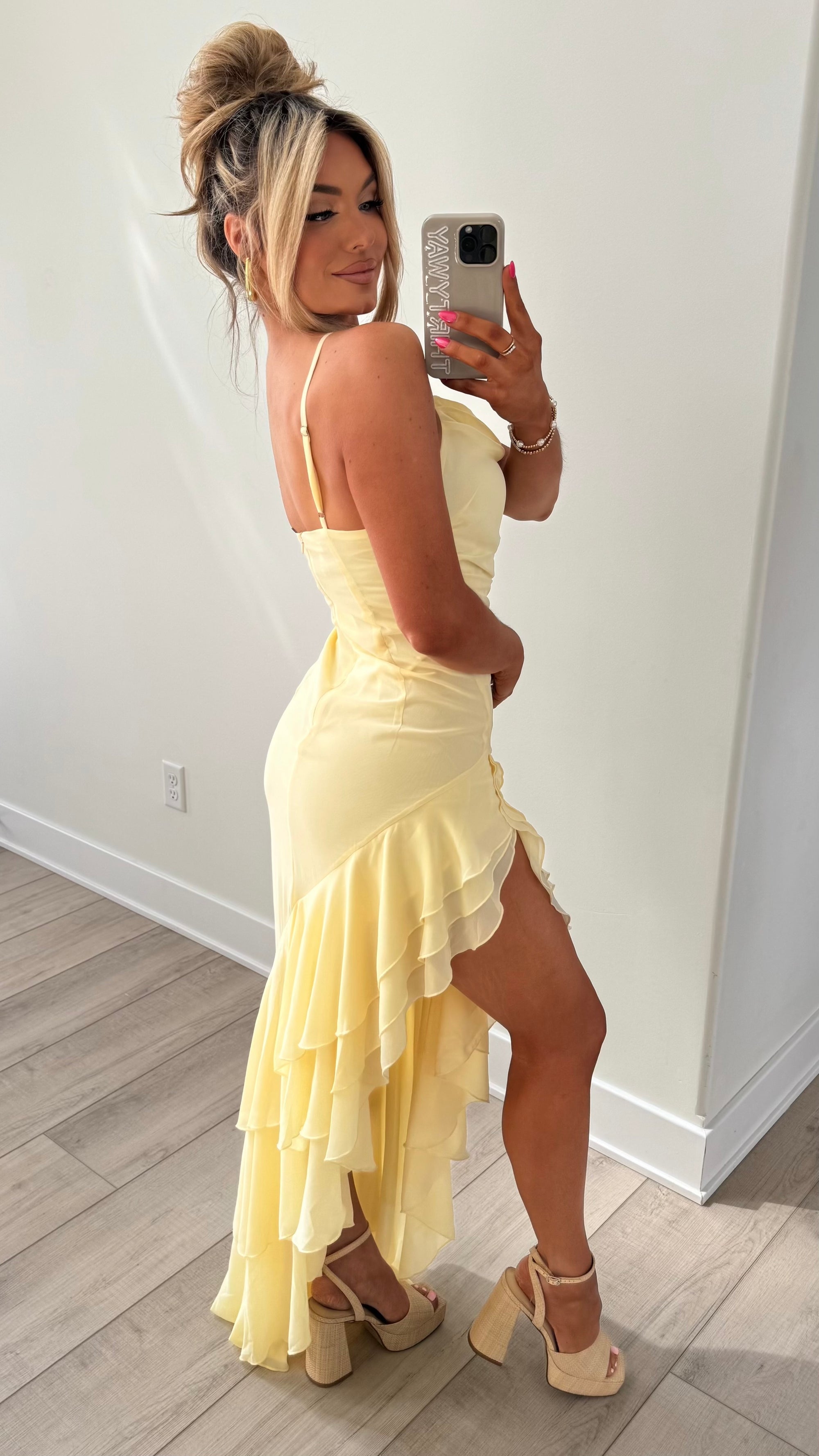 SUNBEAM MAXI DRESS BANANA