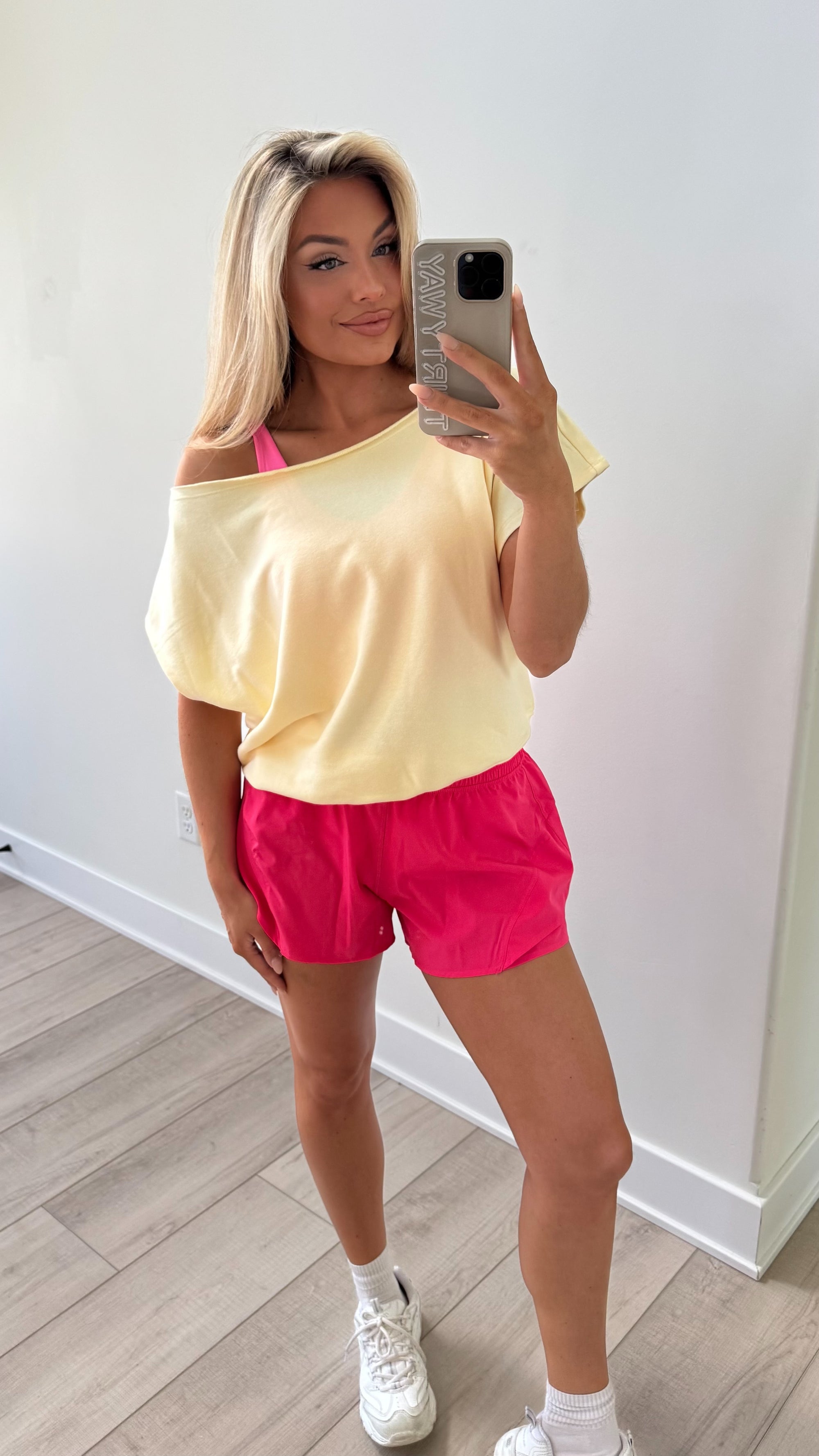 ALL STAR BOAT NECK TOP LEMONILLA