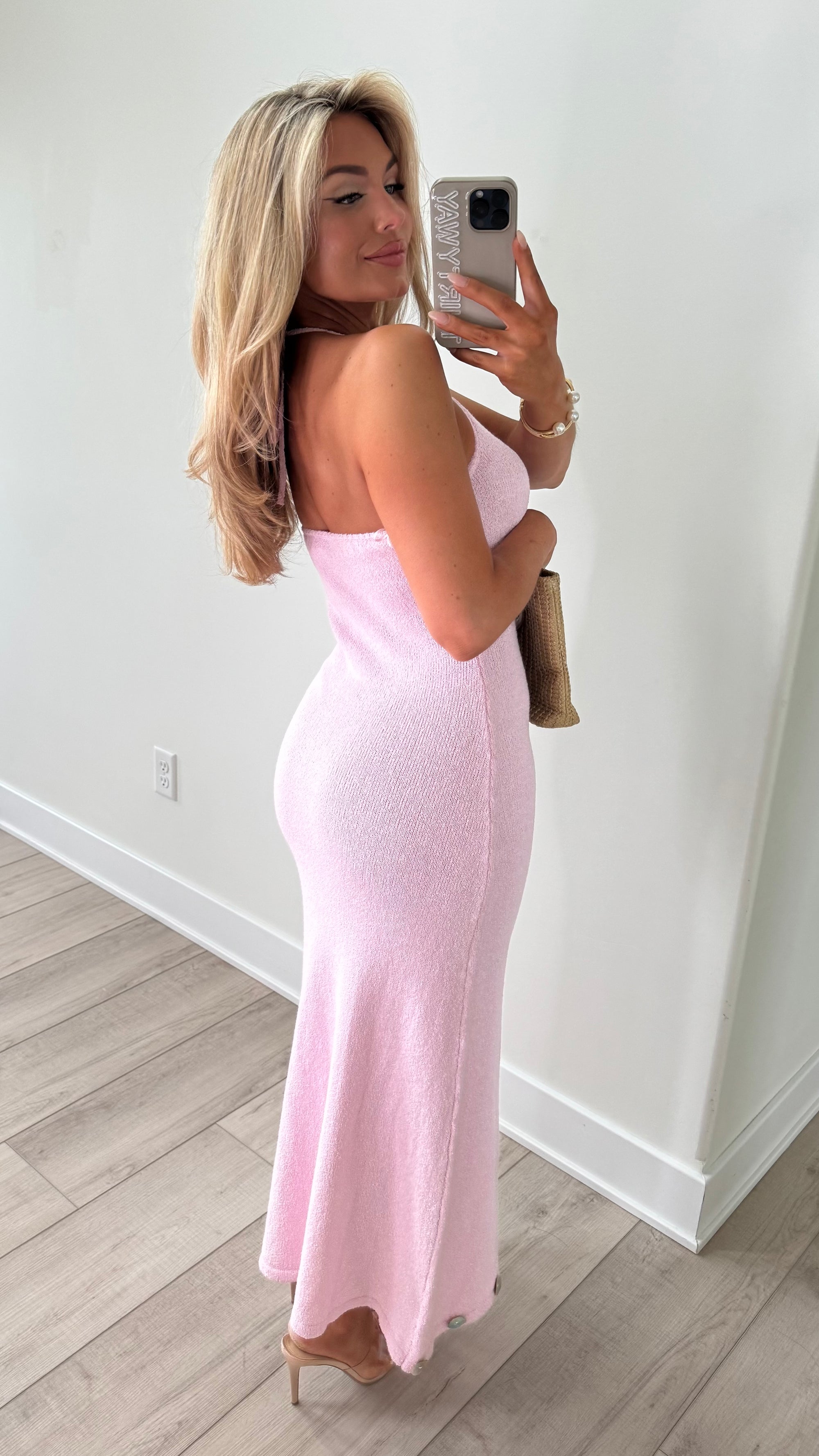 GLENDA SHELL KNIT MAXI DRESS