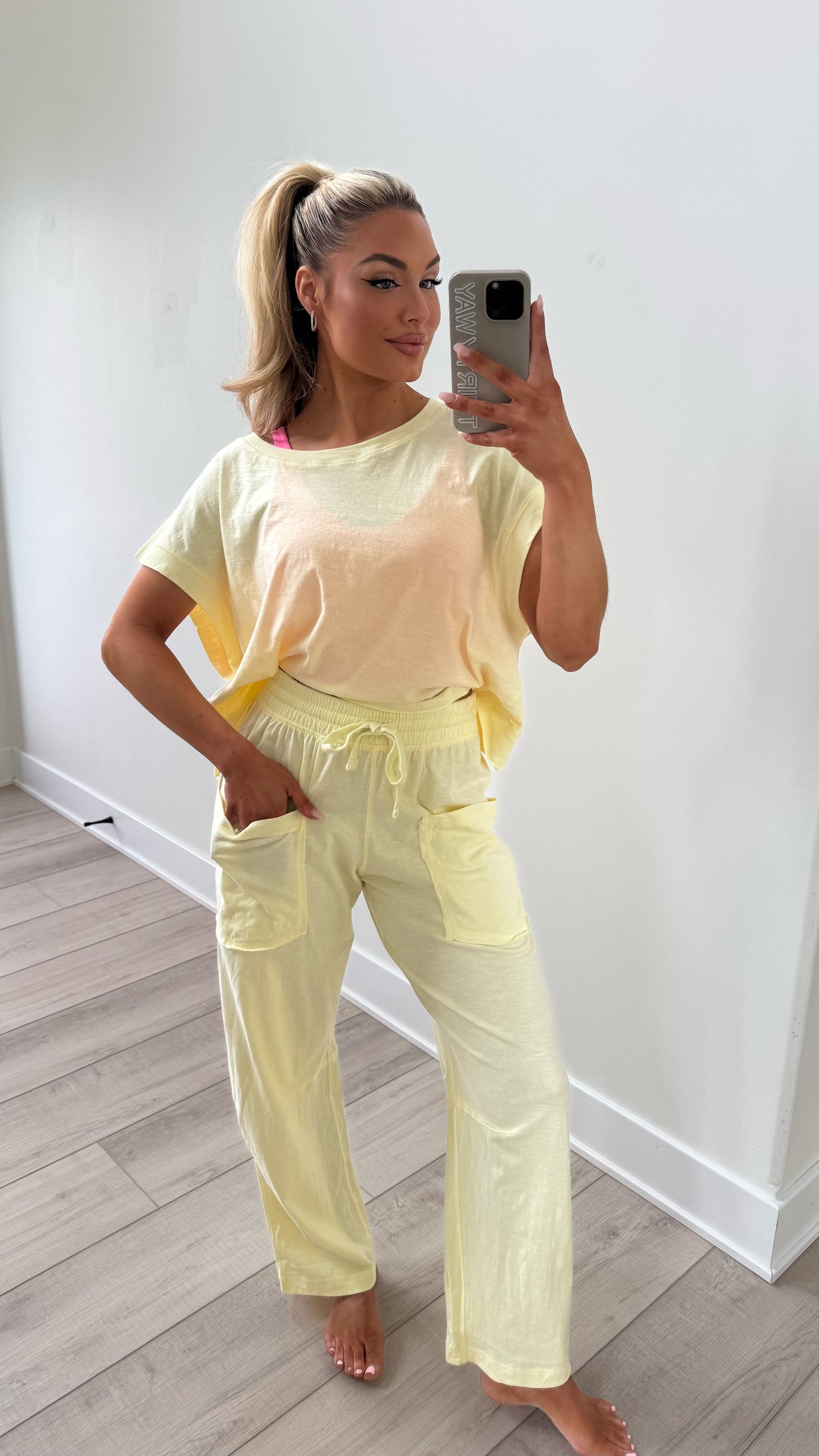 LIMONCELLO BARREL PANT
