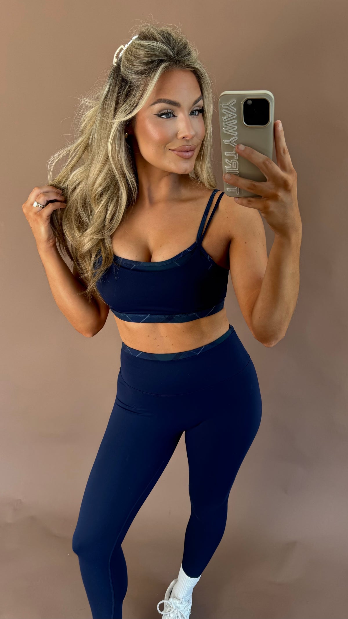 CAMBRIDGE LAYERED SPORTS BRA NAVY