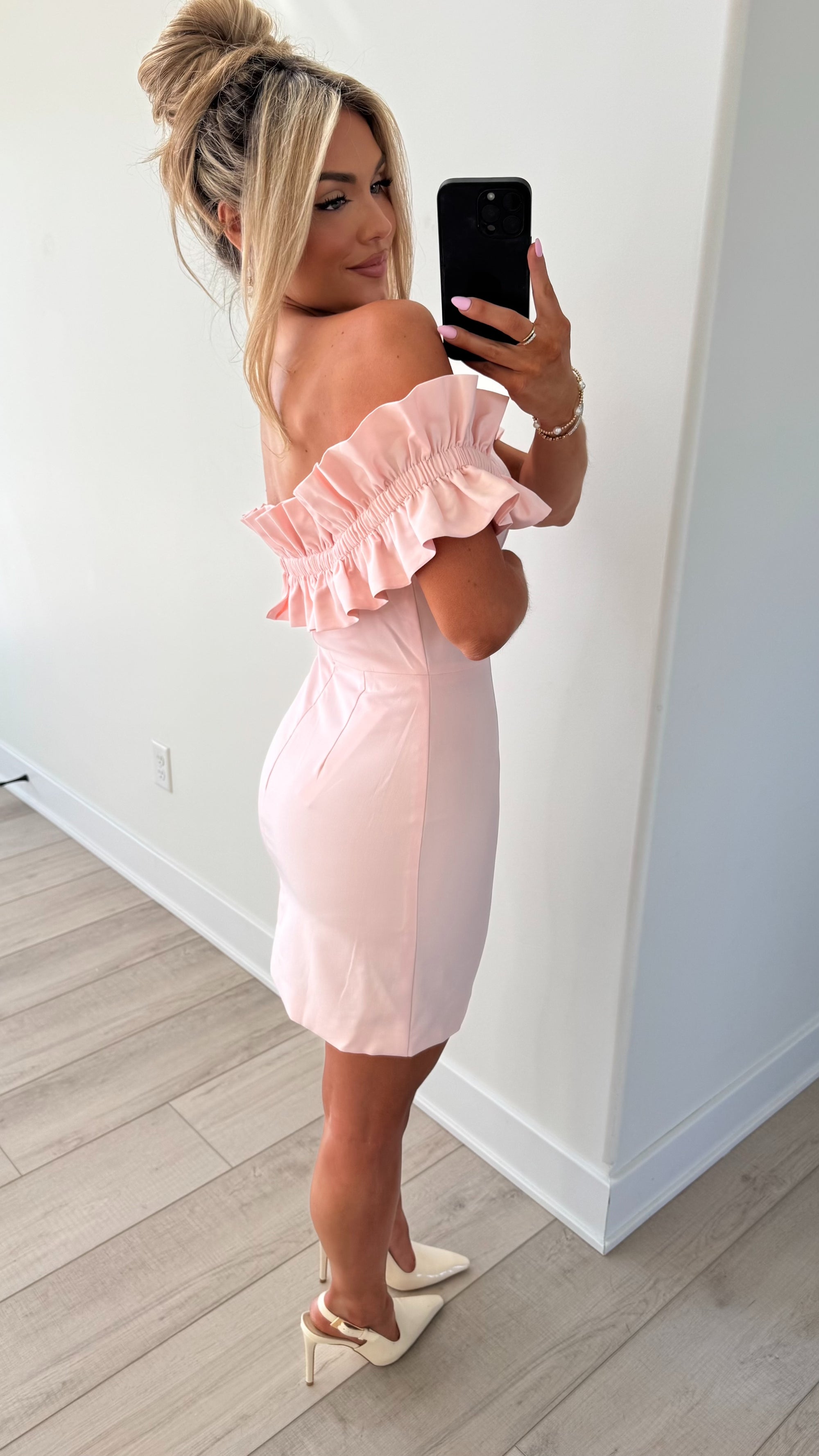 TEA TIME MINI DRESS PINK