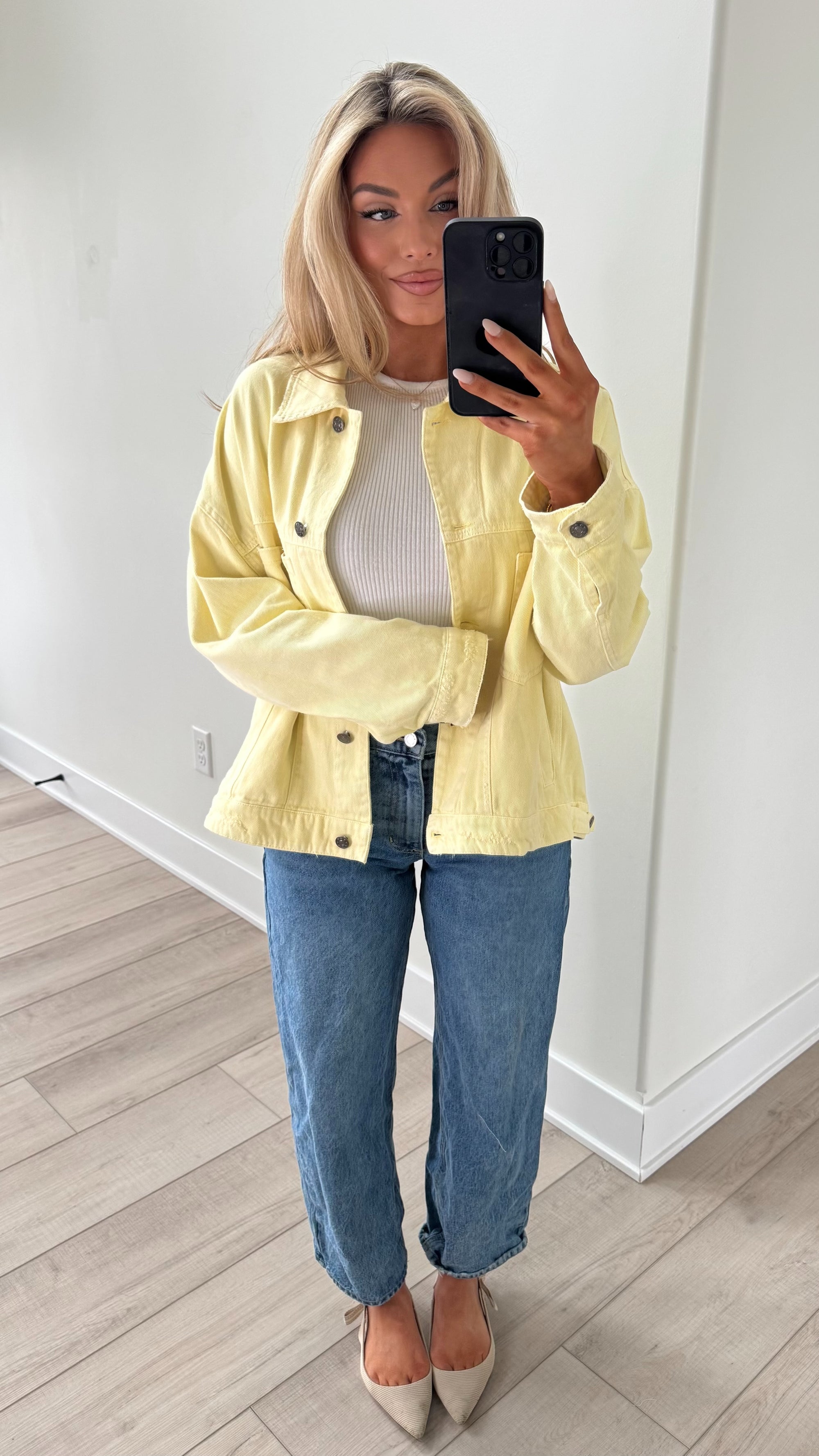 STAPLE OVERSIZED DENIM LEMON
