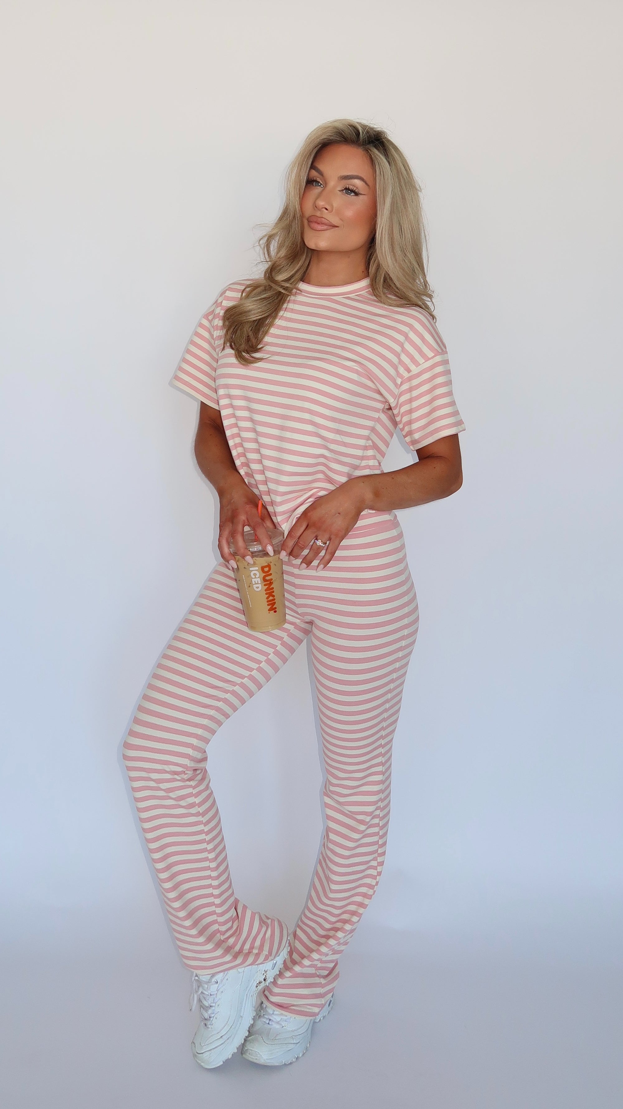STRAWBERRY STRIPED PINK TOP