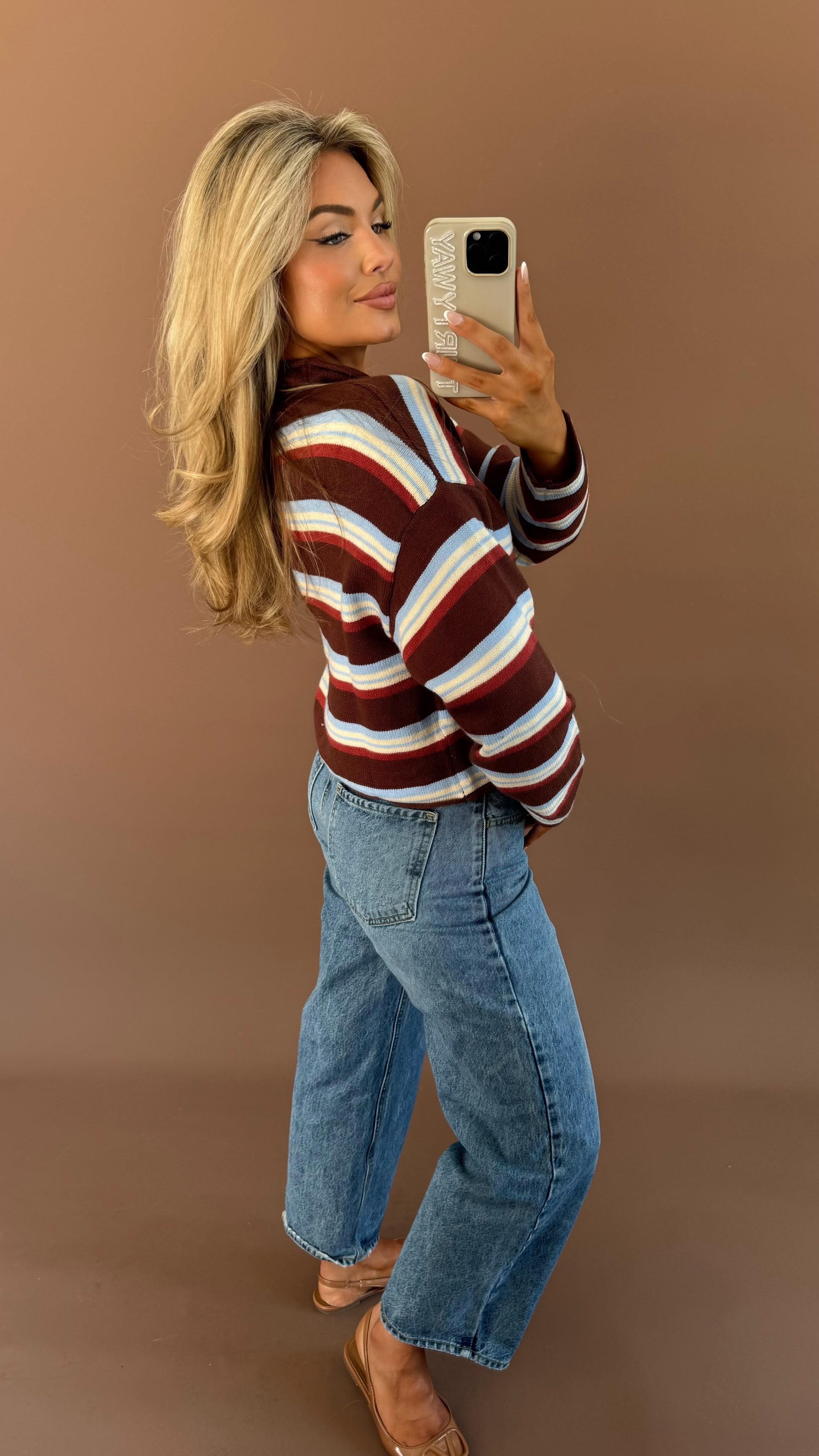 CEDAR MULTI STRIPED CARDIGAN