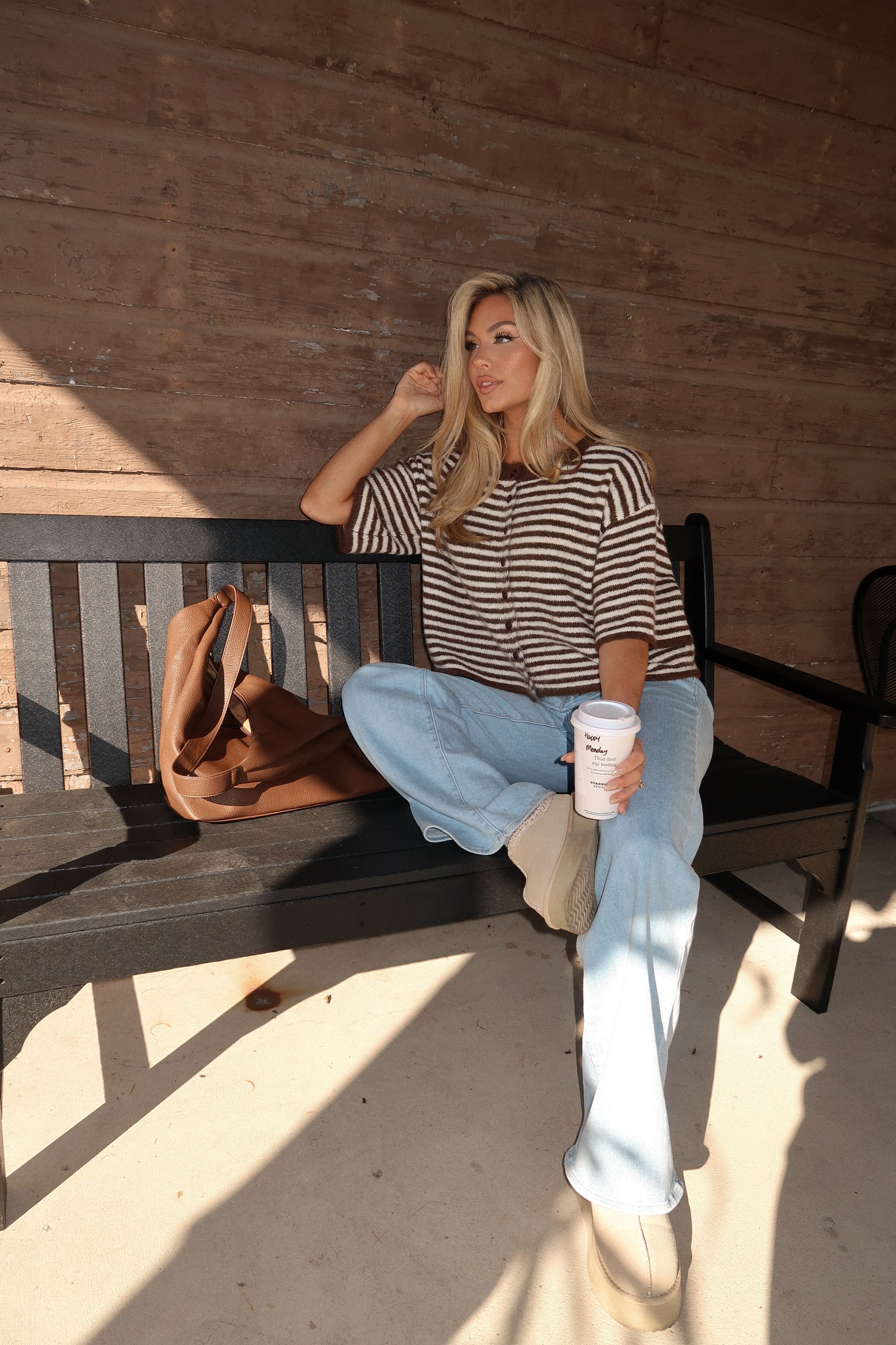 SUNDAY BEST CARDIGAN STRIPED