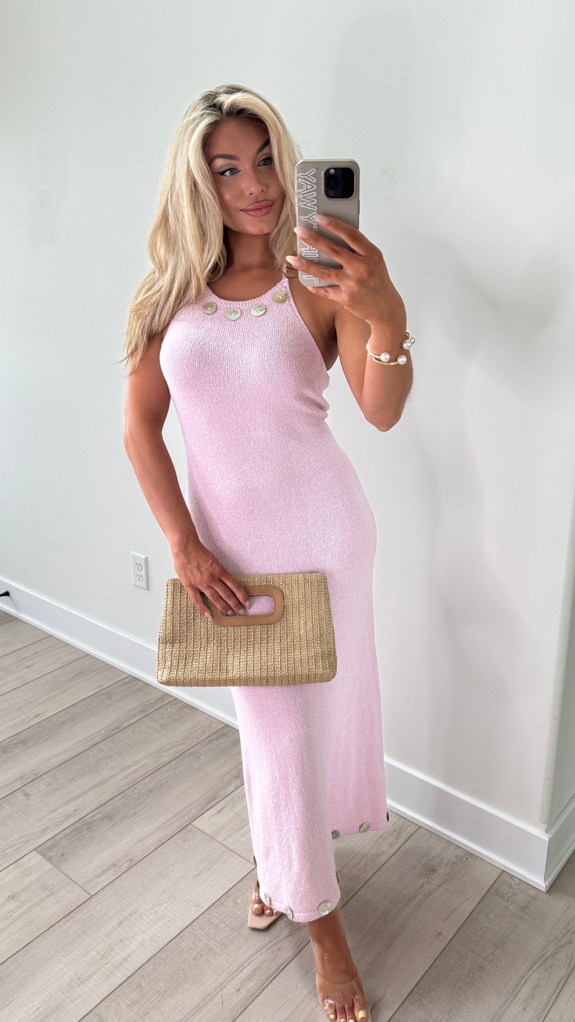 GLENDA SHELL KNIT MAXI DRESS