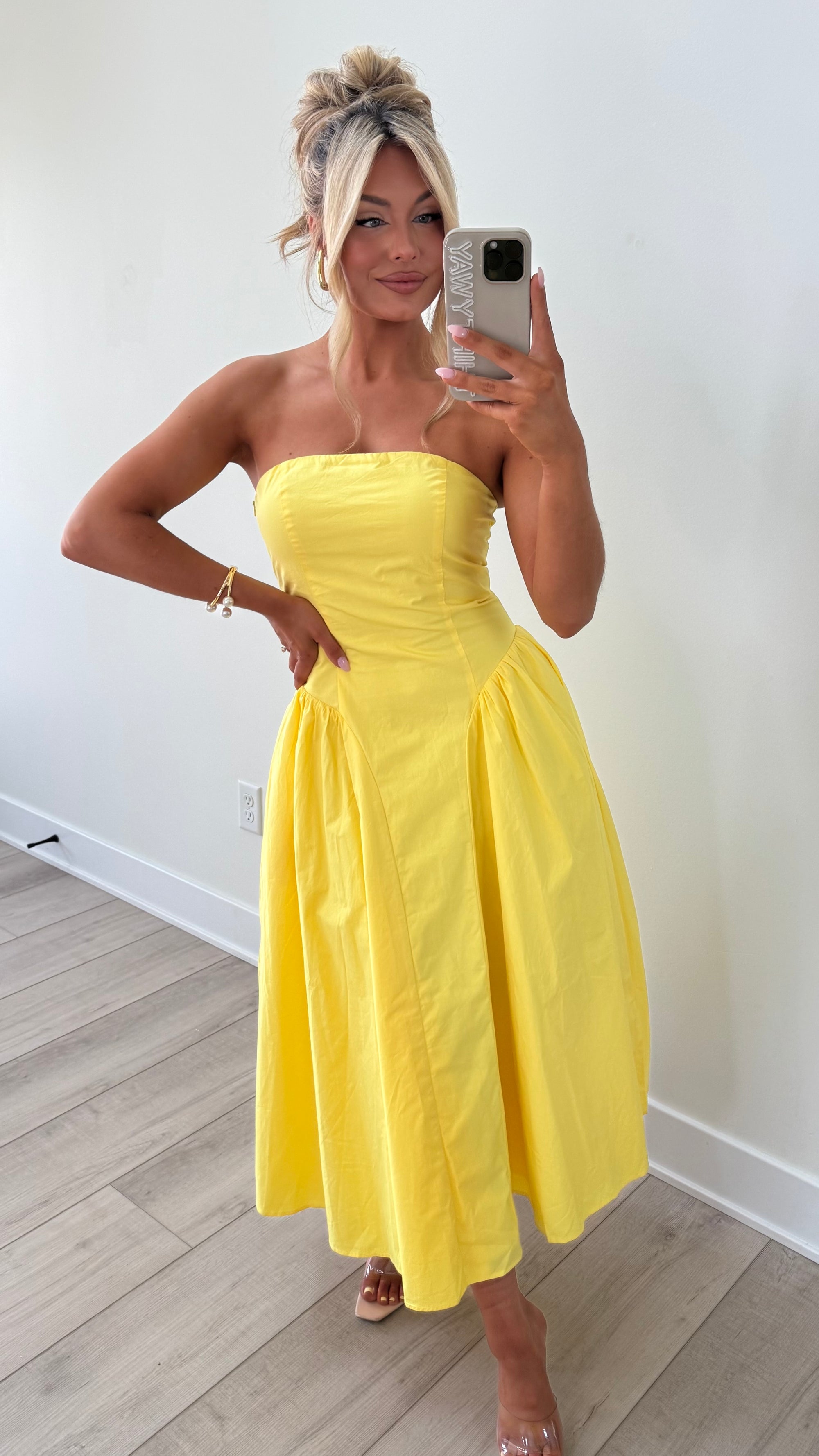 SUNDROP CROSET MAXI DRESS