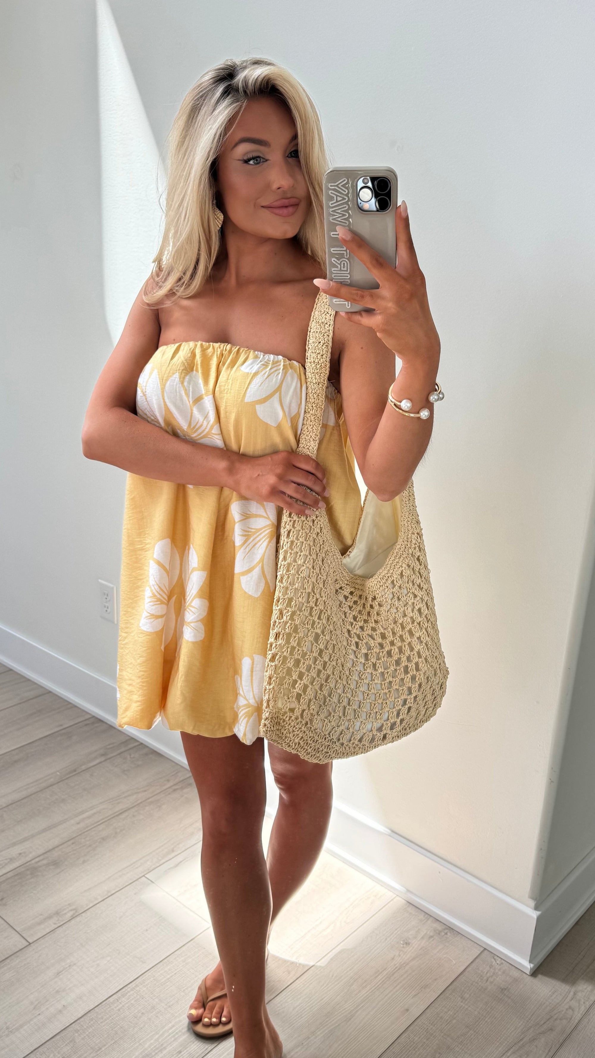 STRAW BEACH BAG