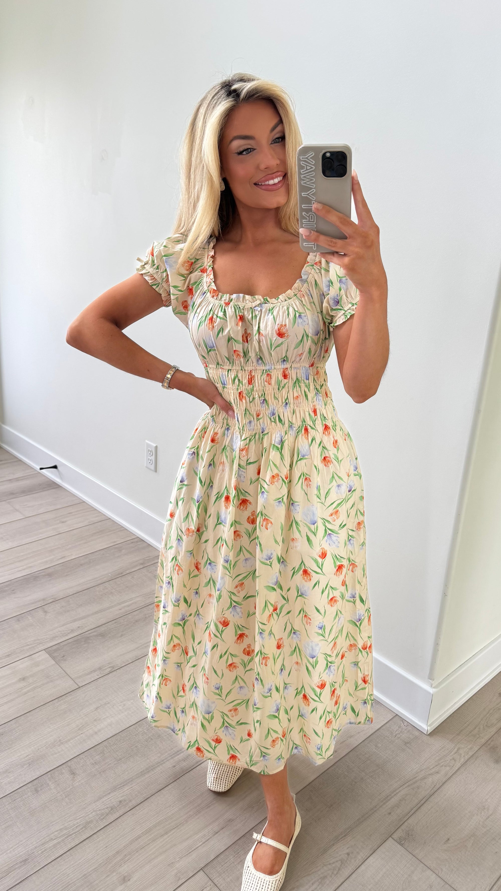 GARDEN FLORA MAXI DRESS