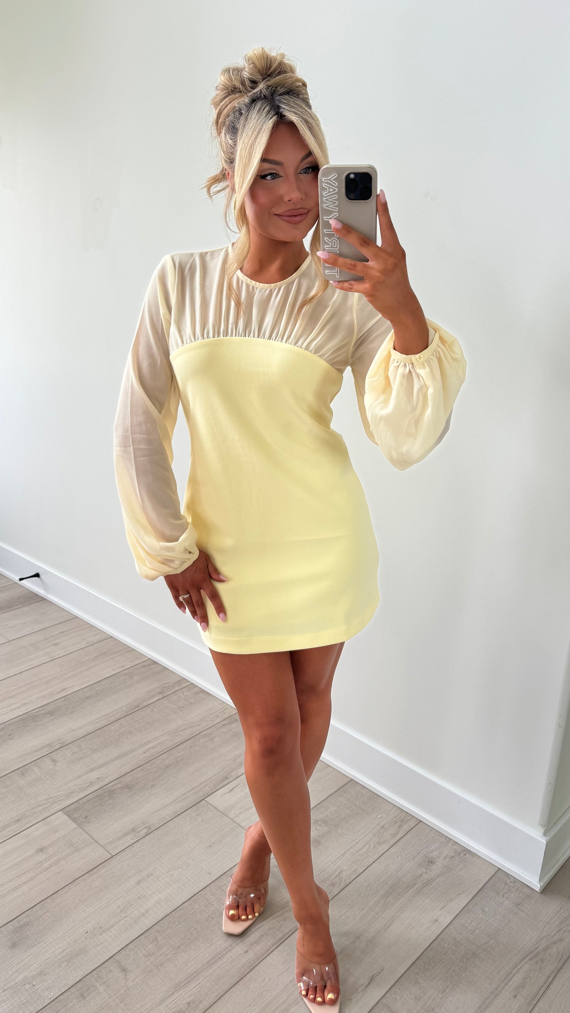 AMOURA MINI DRESS BUTTER
