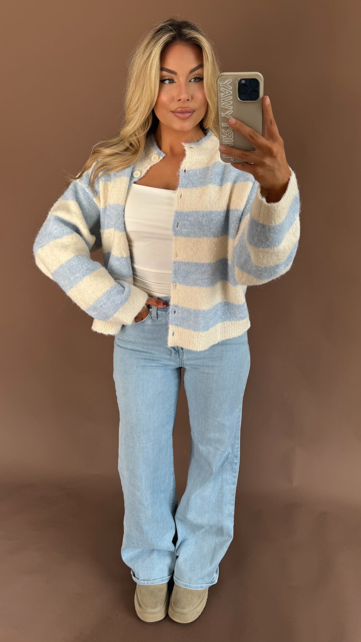 DAIRY STRIPED CARDIGAN