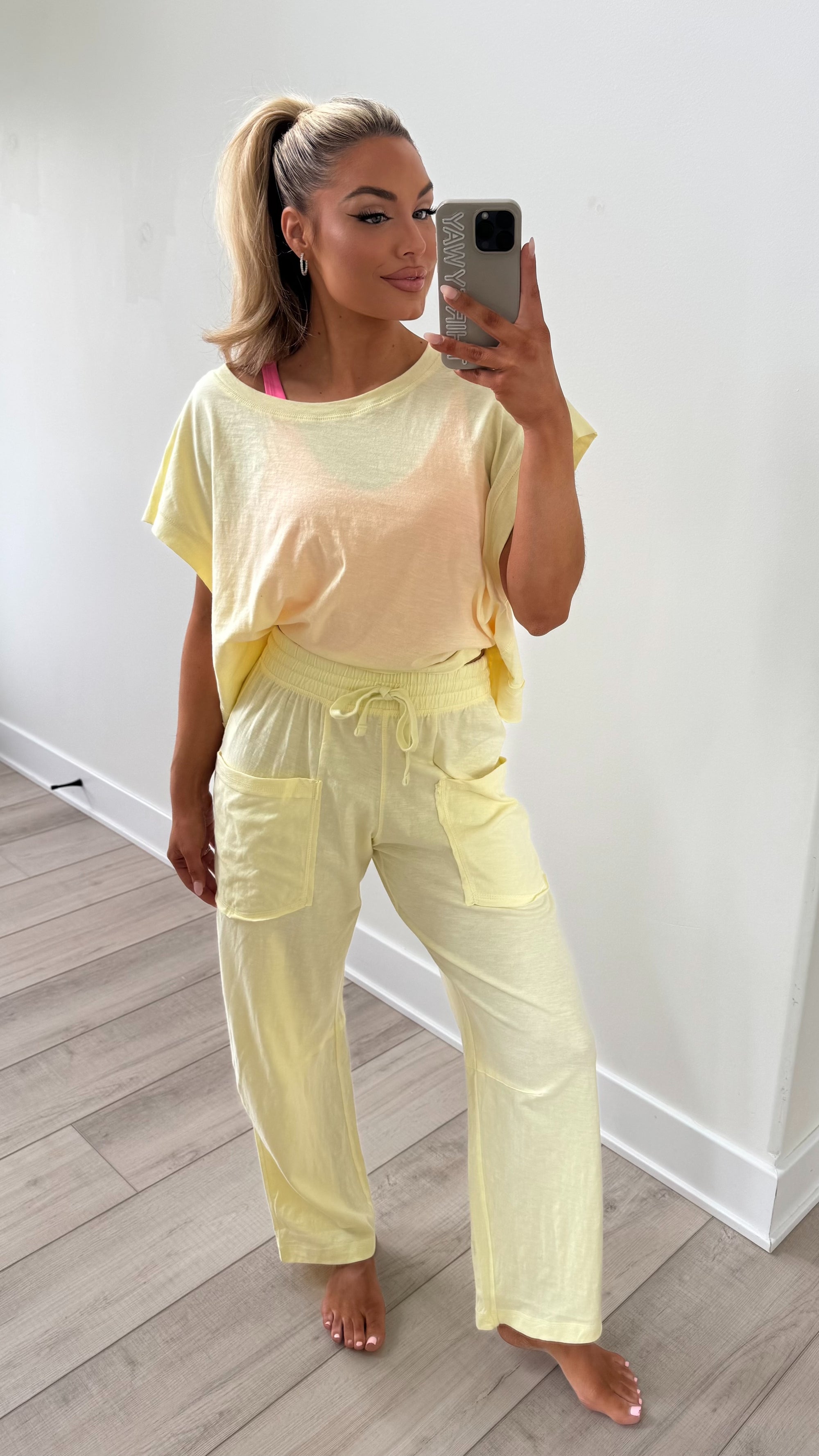 LIMONCELLO BARREL PANT