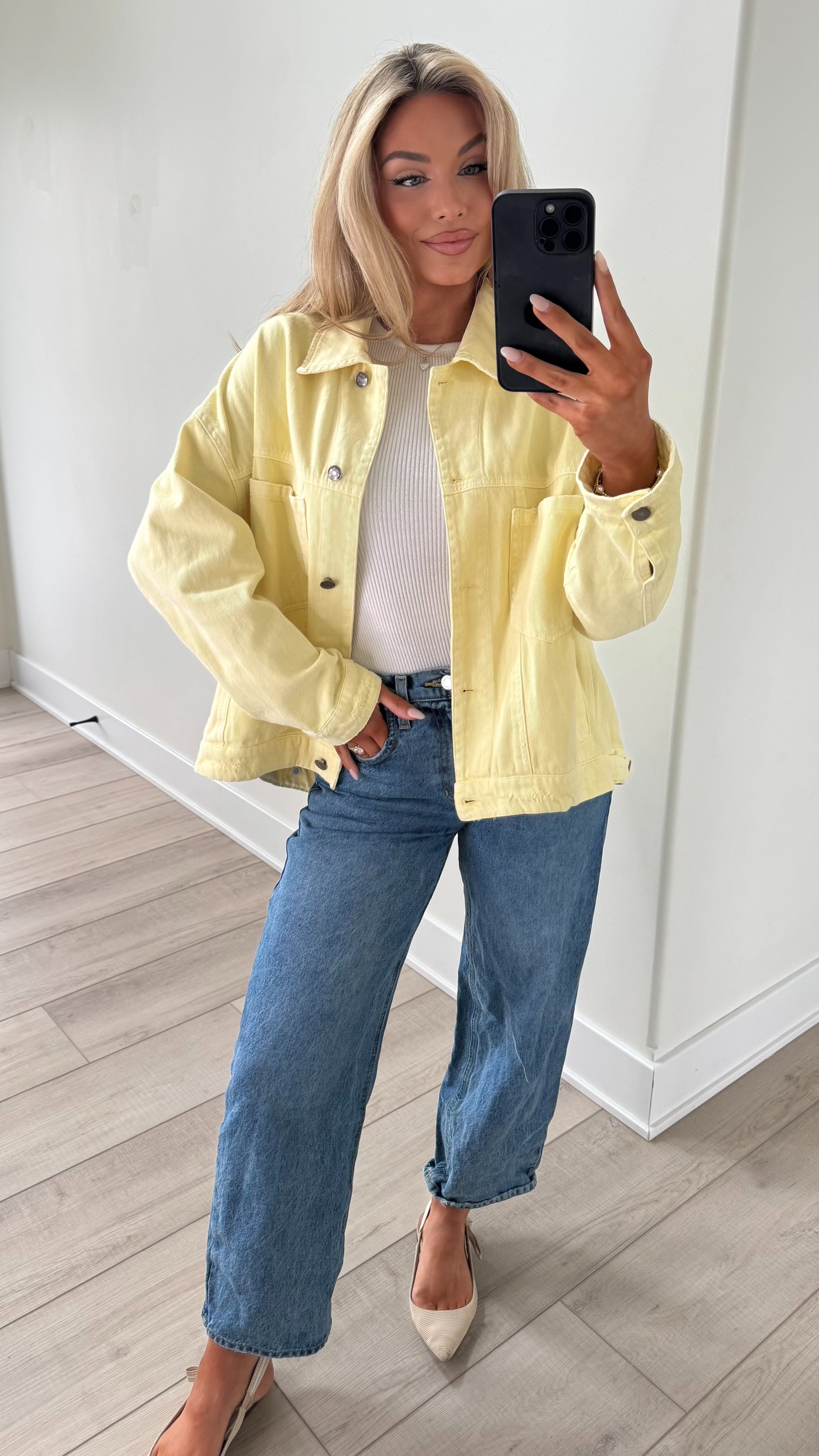 STAPLE OVERSIZED DENIM LEMON