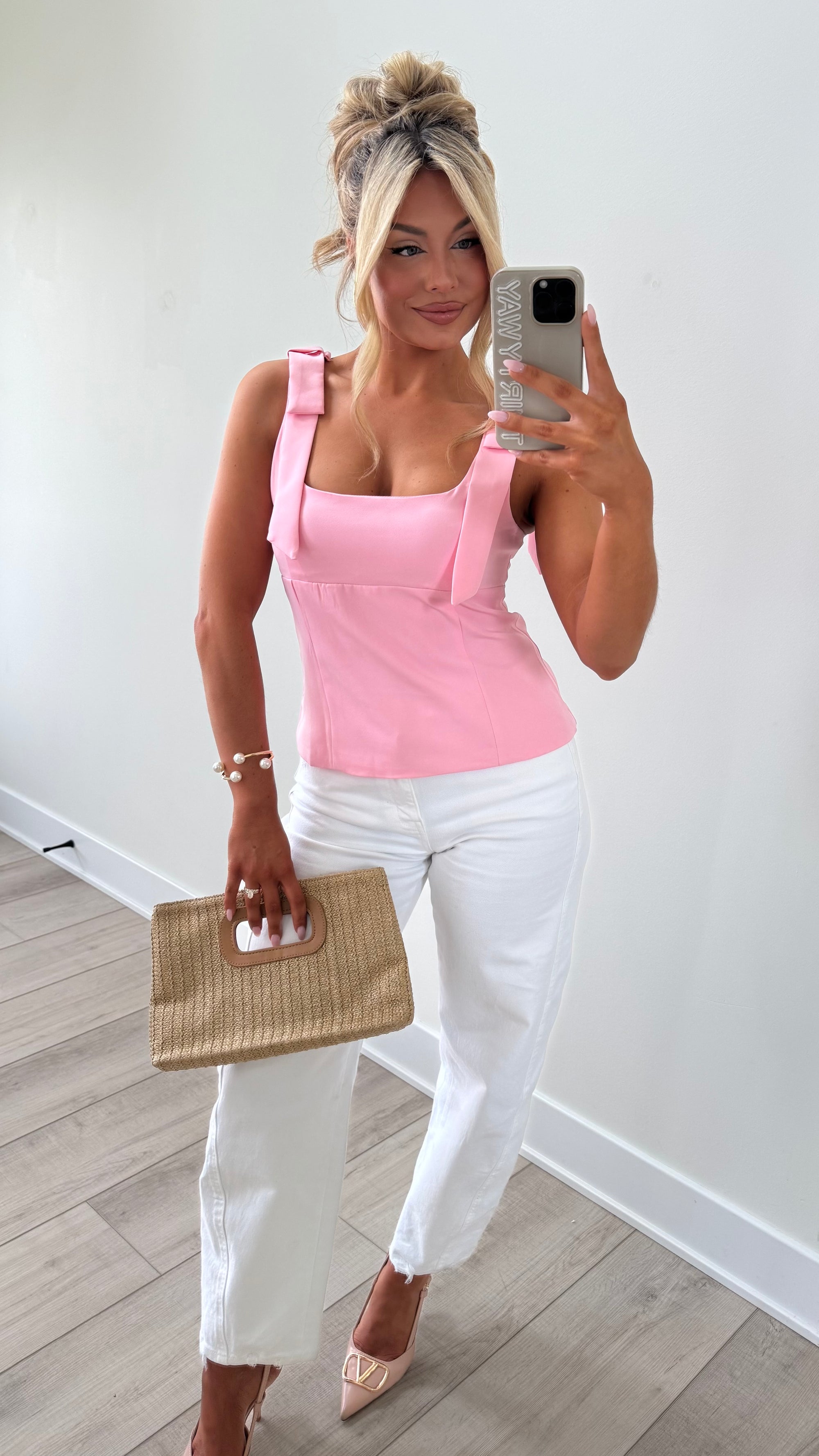 LOVE NOTES TOP PINK
