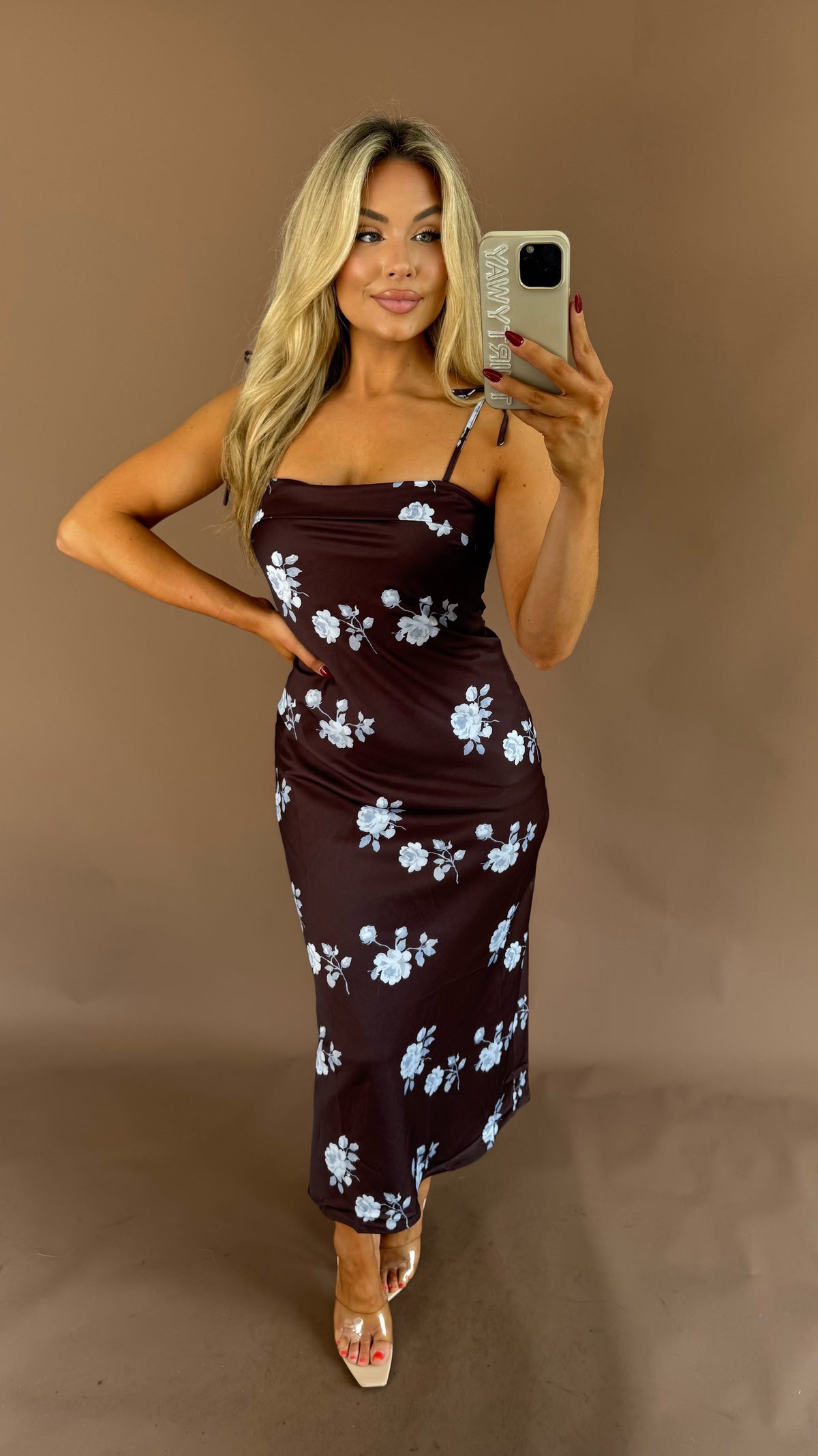 AUTUMN SKYE FLORAL MAXI DRESS