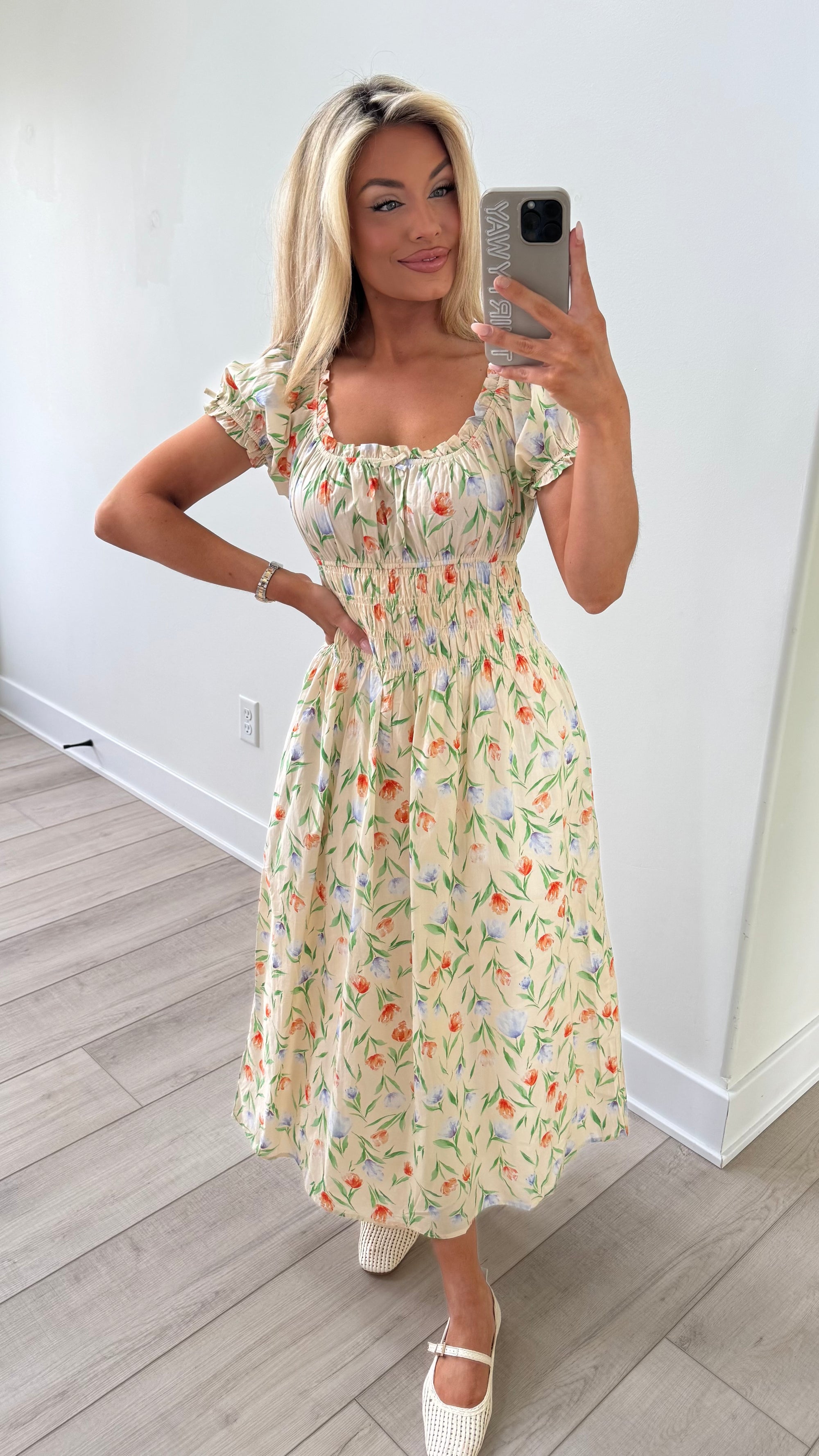 GARDEN FLORA MAXI DRESS