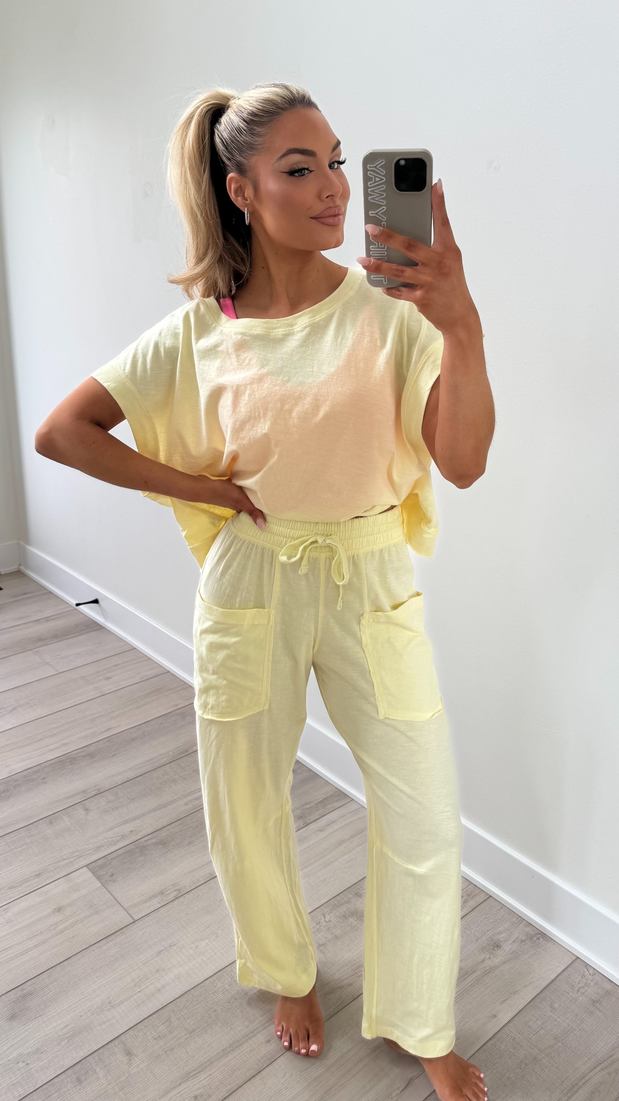 LIMONCELLO BARREL PANT
