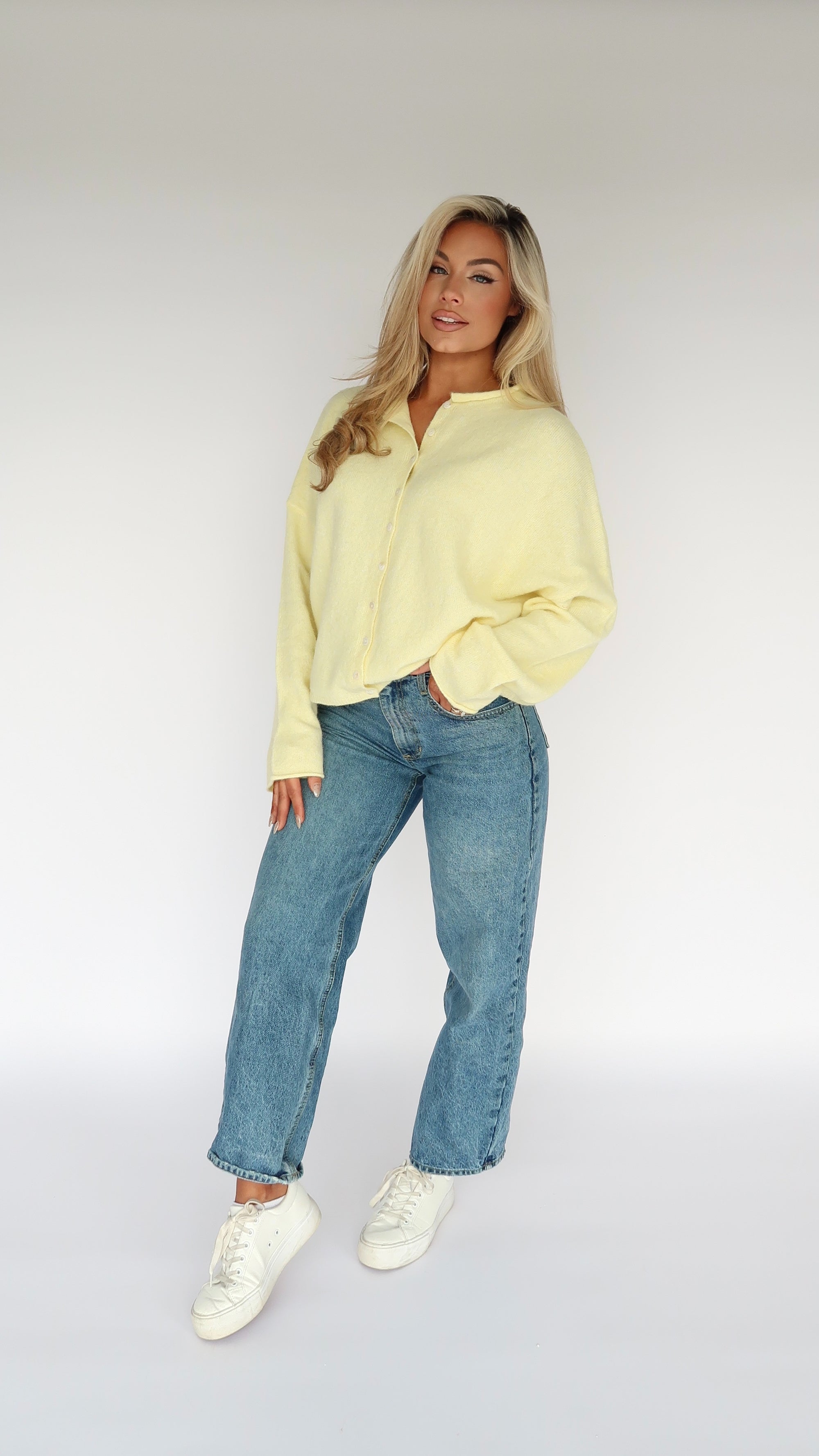 EAST COAST CARDIGAN BUTTER