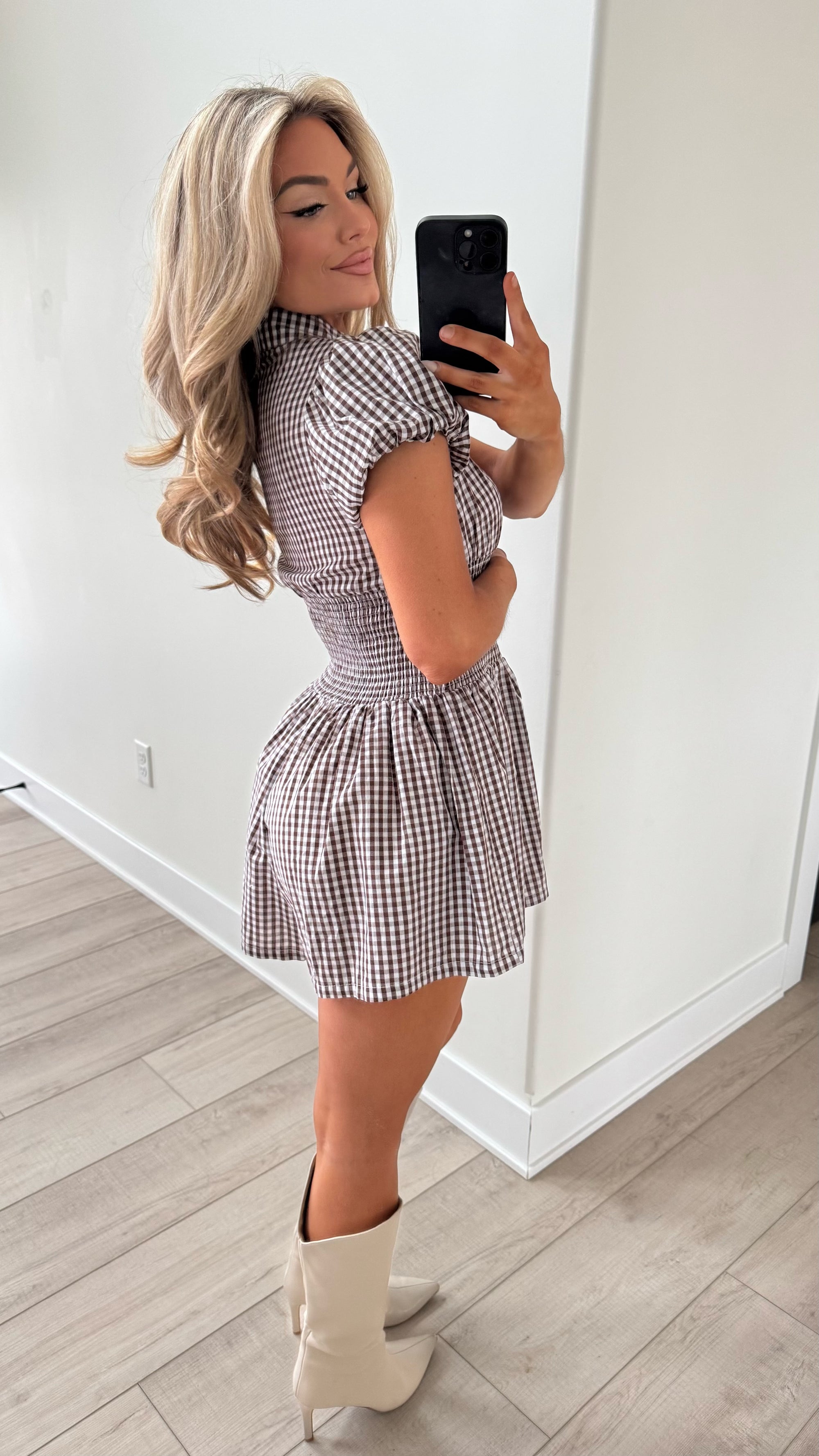 CAYNON SMOCKED WAIST ROMPER