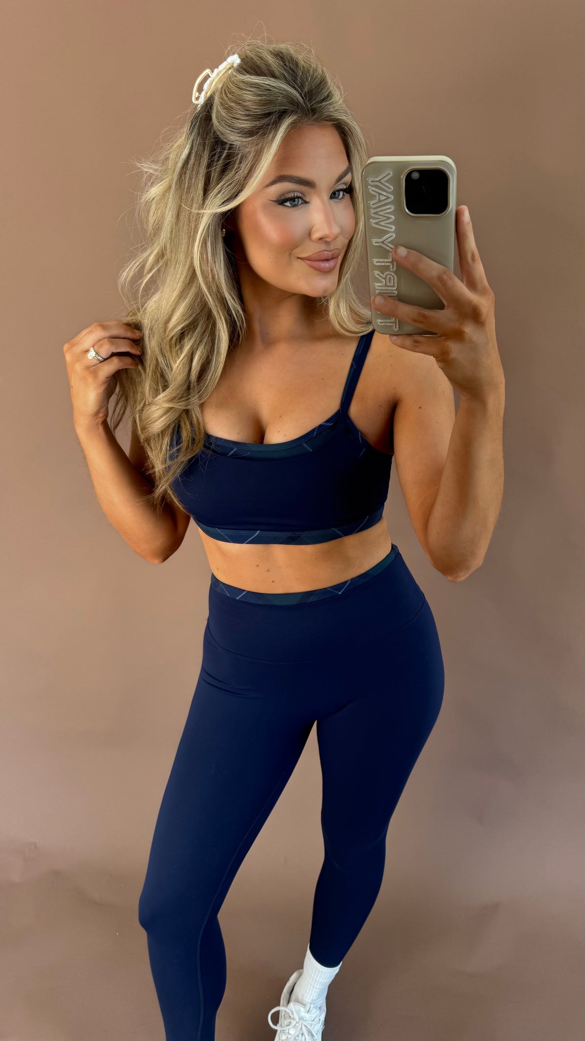 CAMBRIDGE LAYERED SPORTS BRA NAVY