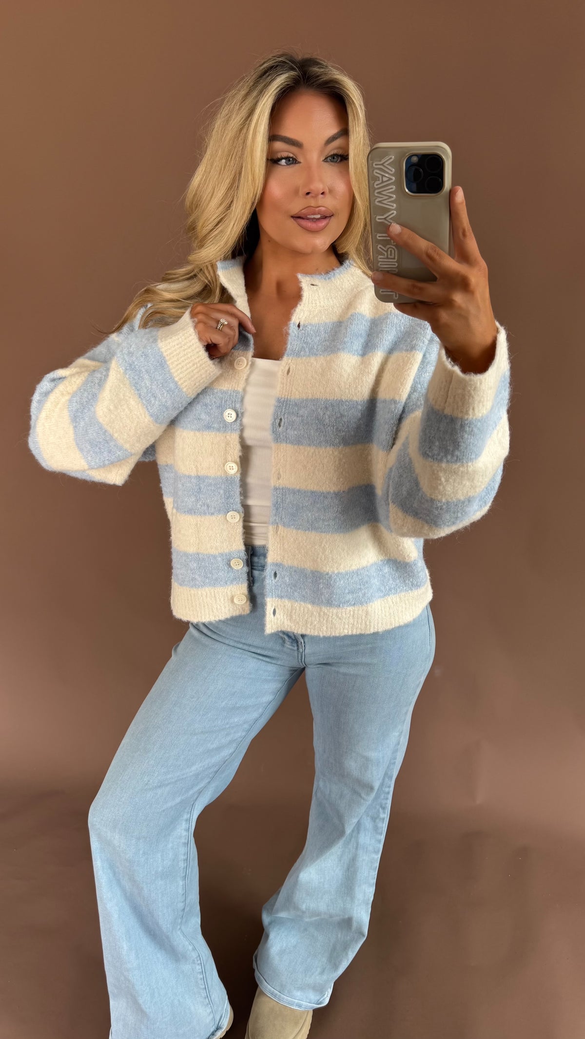 DAIRY STRIPED CARDIGAN