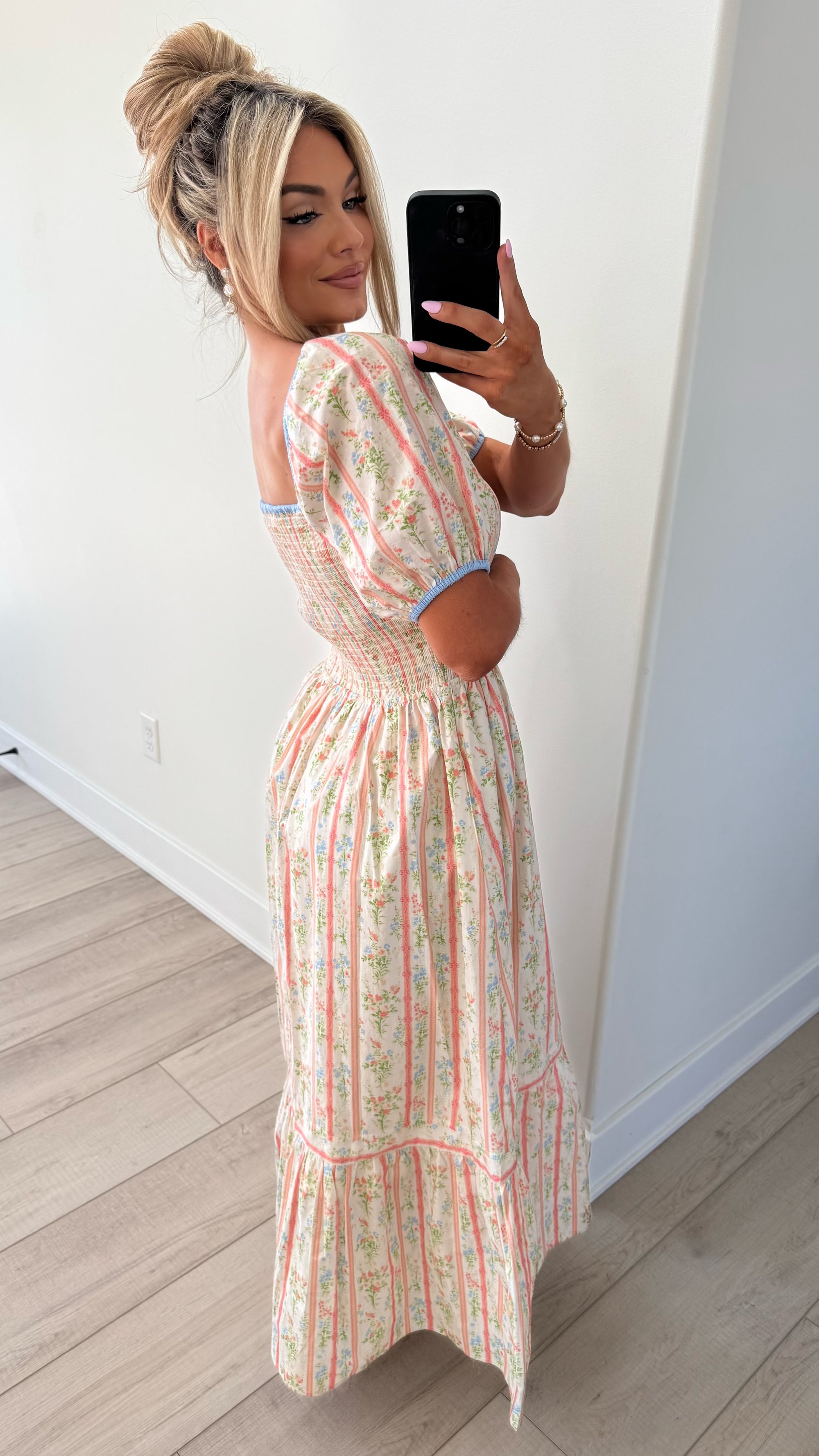 PAUPER FLORAL MAXI DRESS
