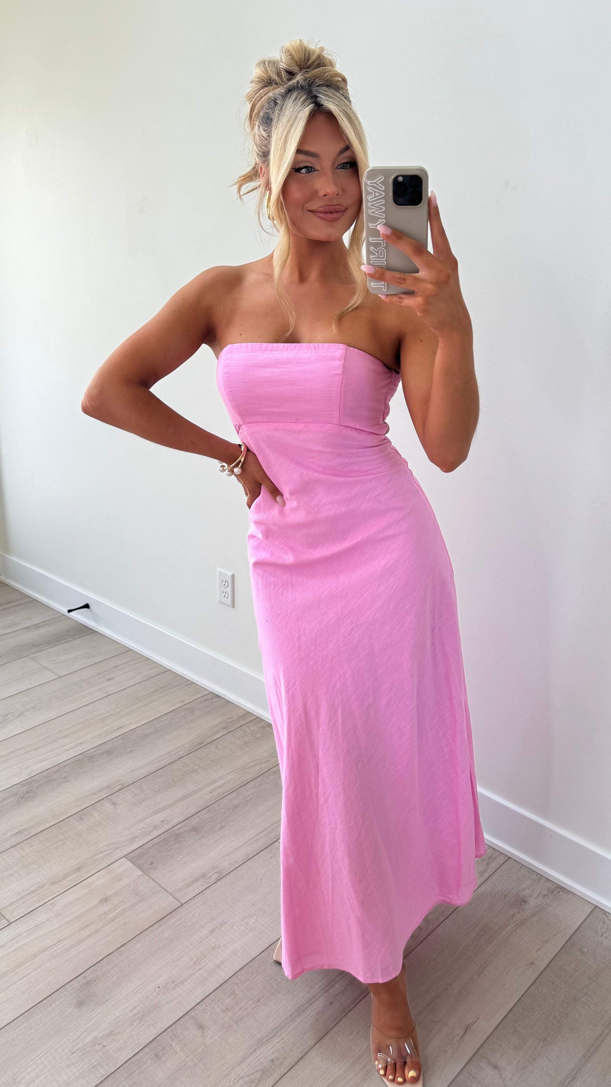 BUBBLEGUM BLISS MAXI DRESS