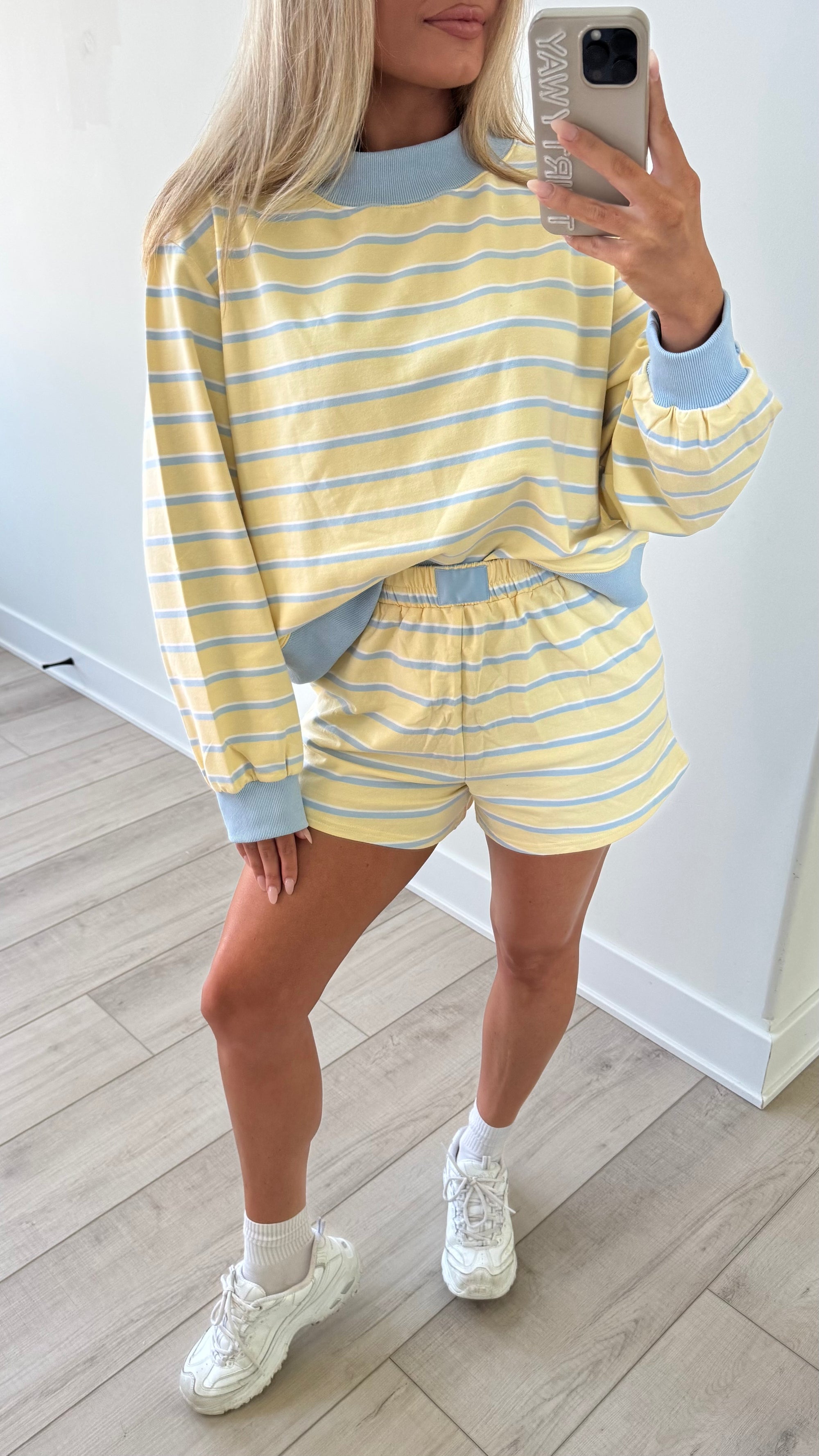 LEMON COAST STRIPED SET
